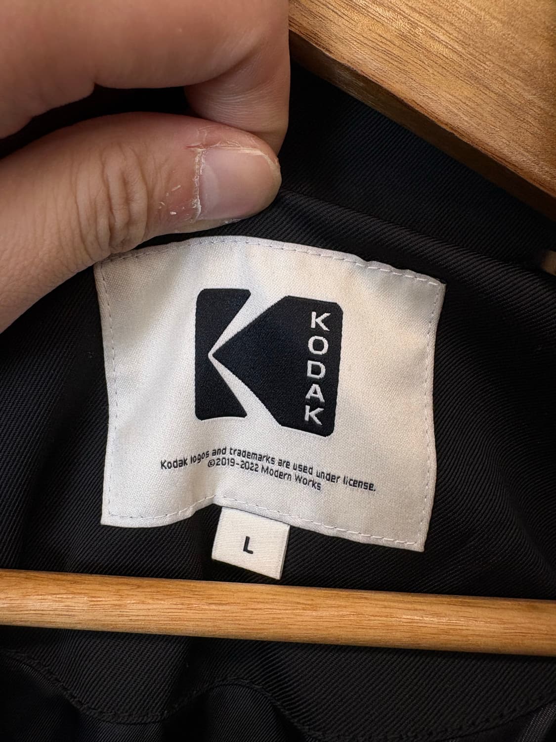 코닥 스텐넥 자켓 블랙 상품이미지5