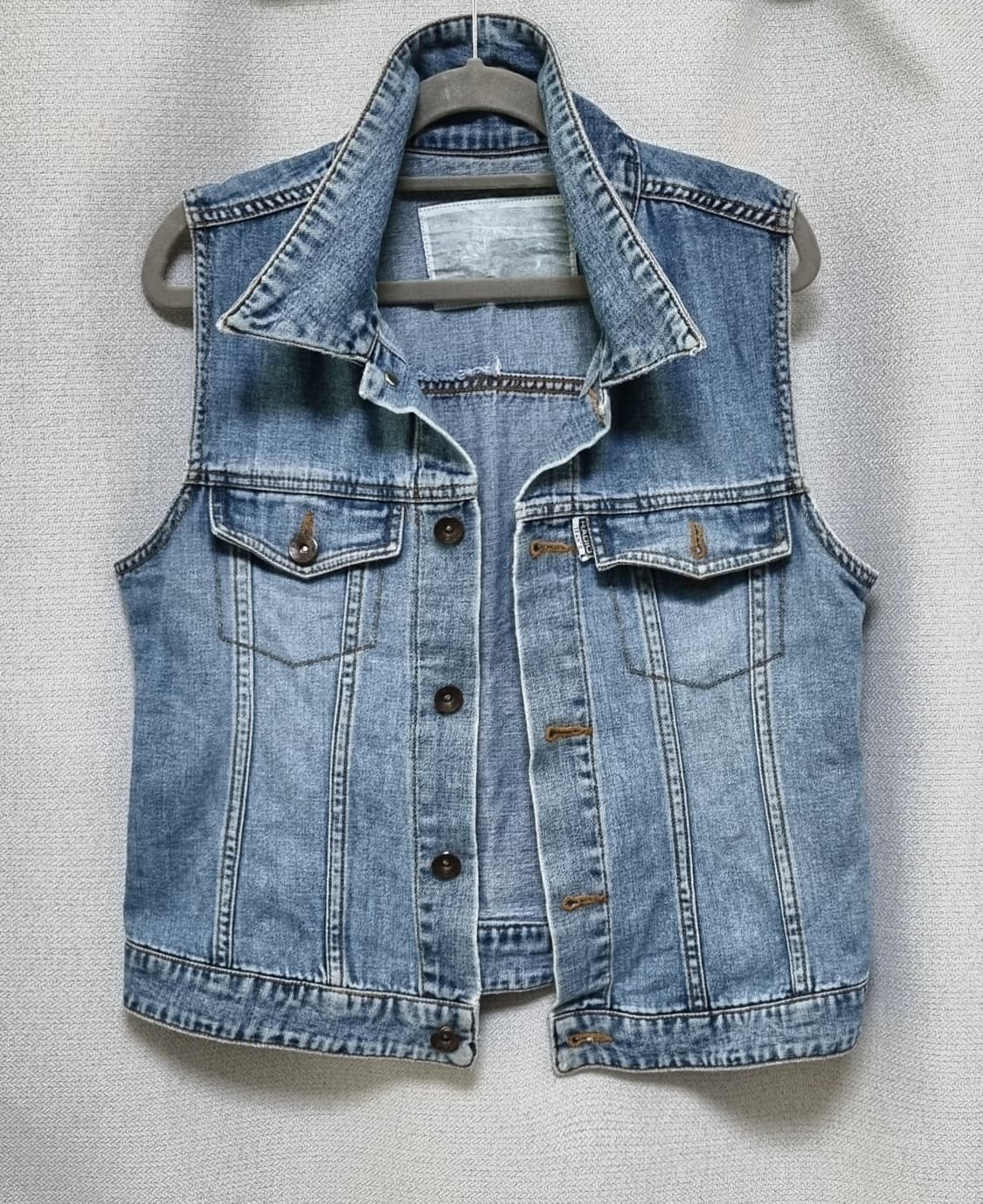 데님 베스트 청조끼 자켓 상품이미지2