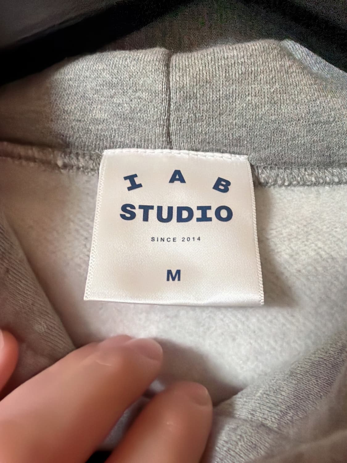 IAB studio 21SS 후드티 그레이 판매합니다 ! 상품이미지3