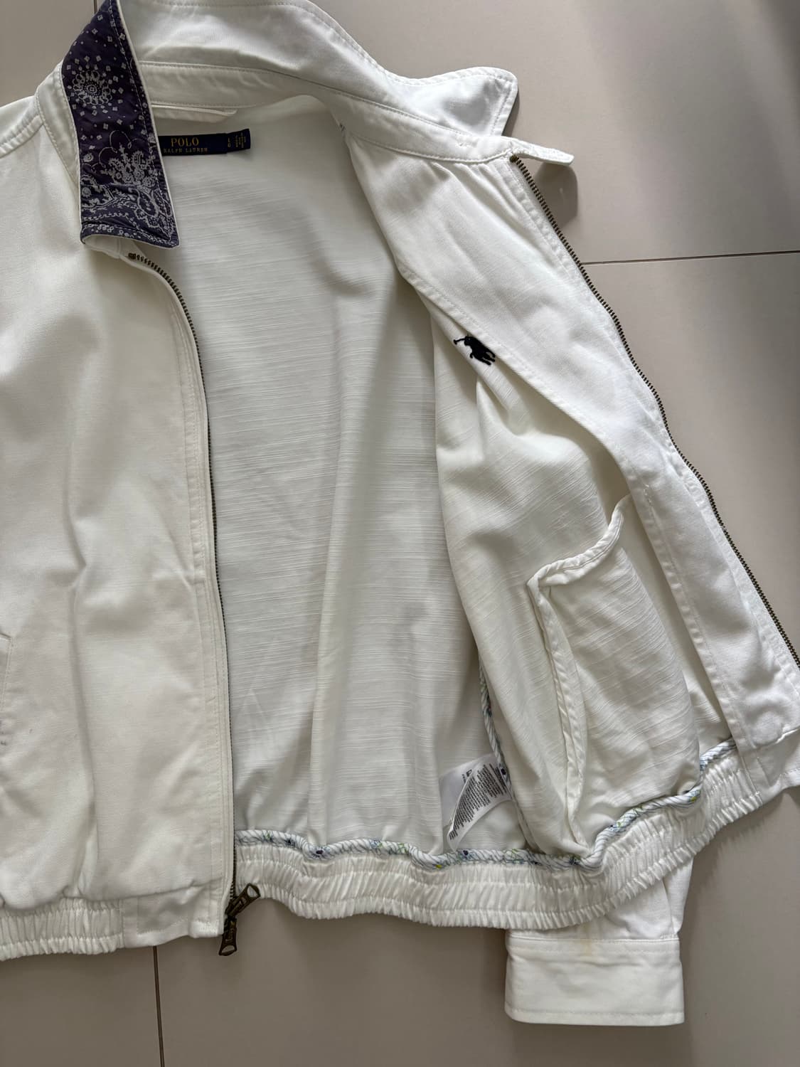 폴로랄프로렌 빅자켓(화이트 여성 L) 상품이미지4