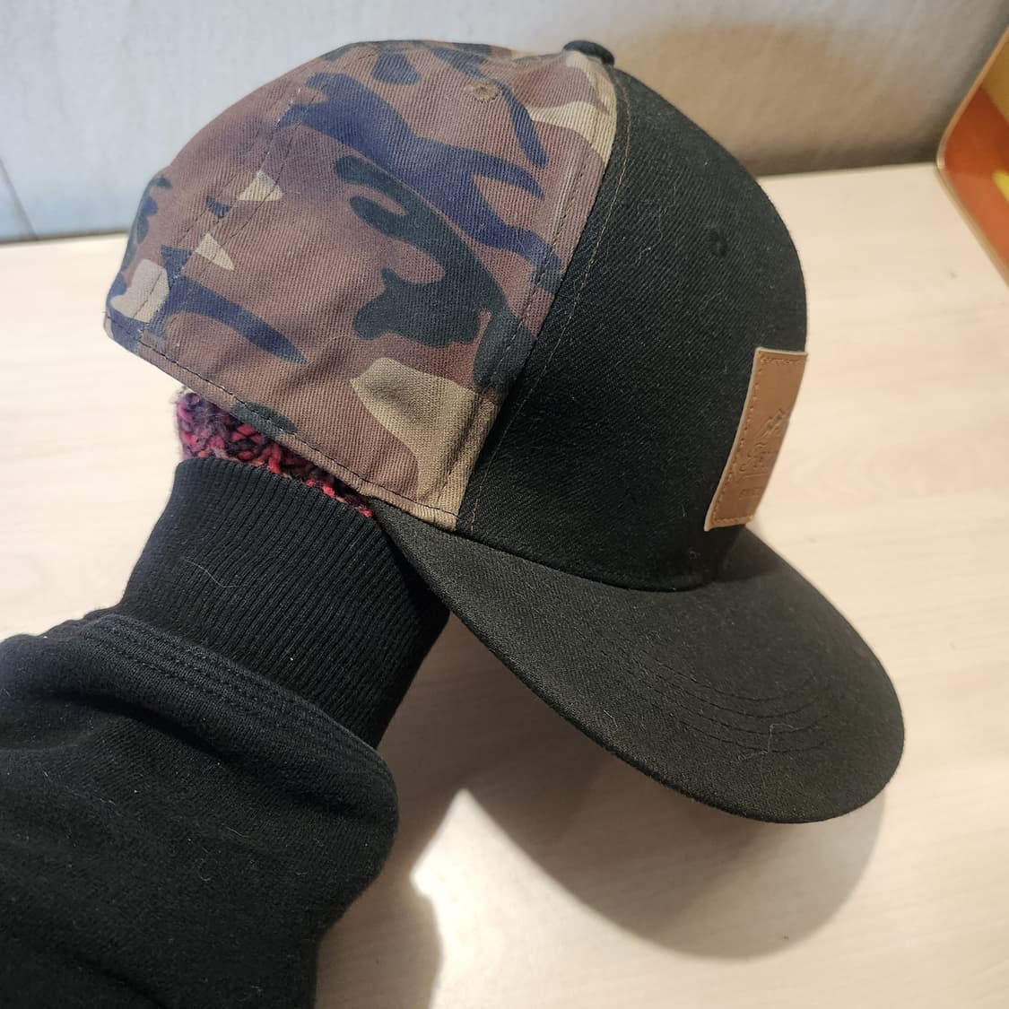 Forestland 카모 캡 | 레더 패치 포인트 볼캡 상품이미지2