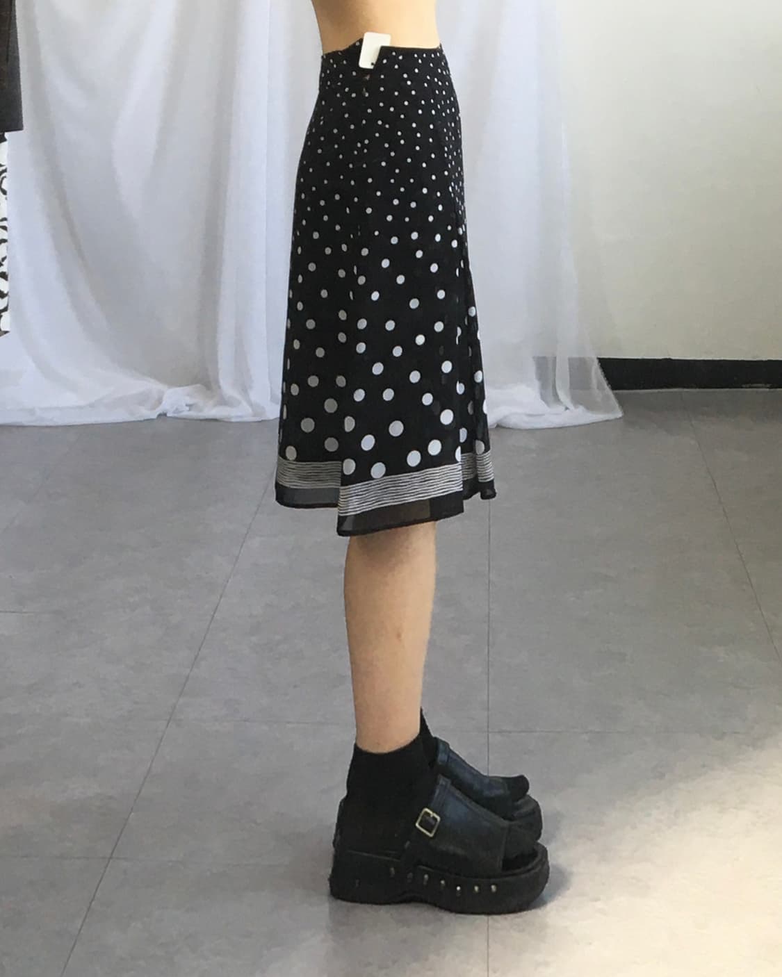Dot pattern skirt 상품이미지6