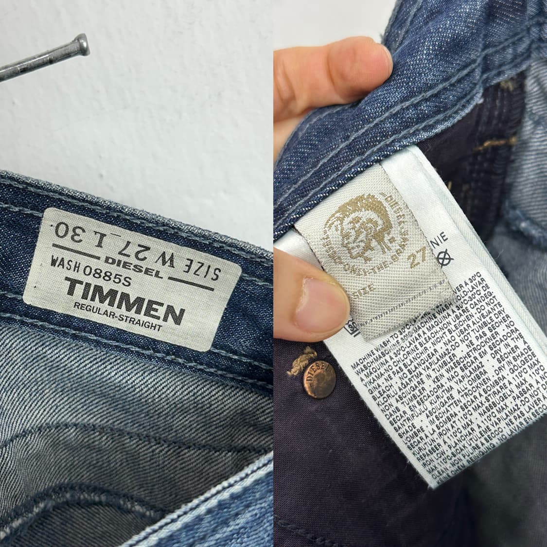 Diesel Timmen Regular-Straight Distresse 상품이미지10