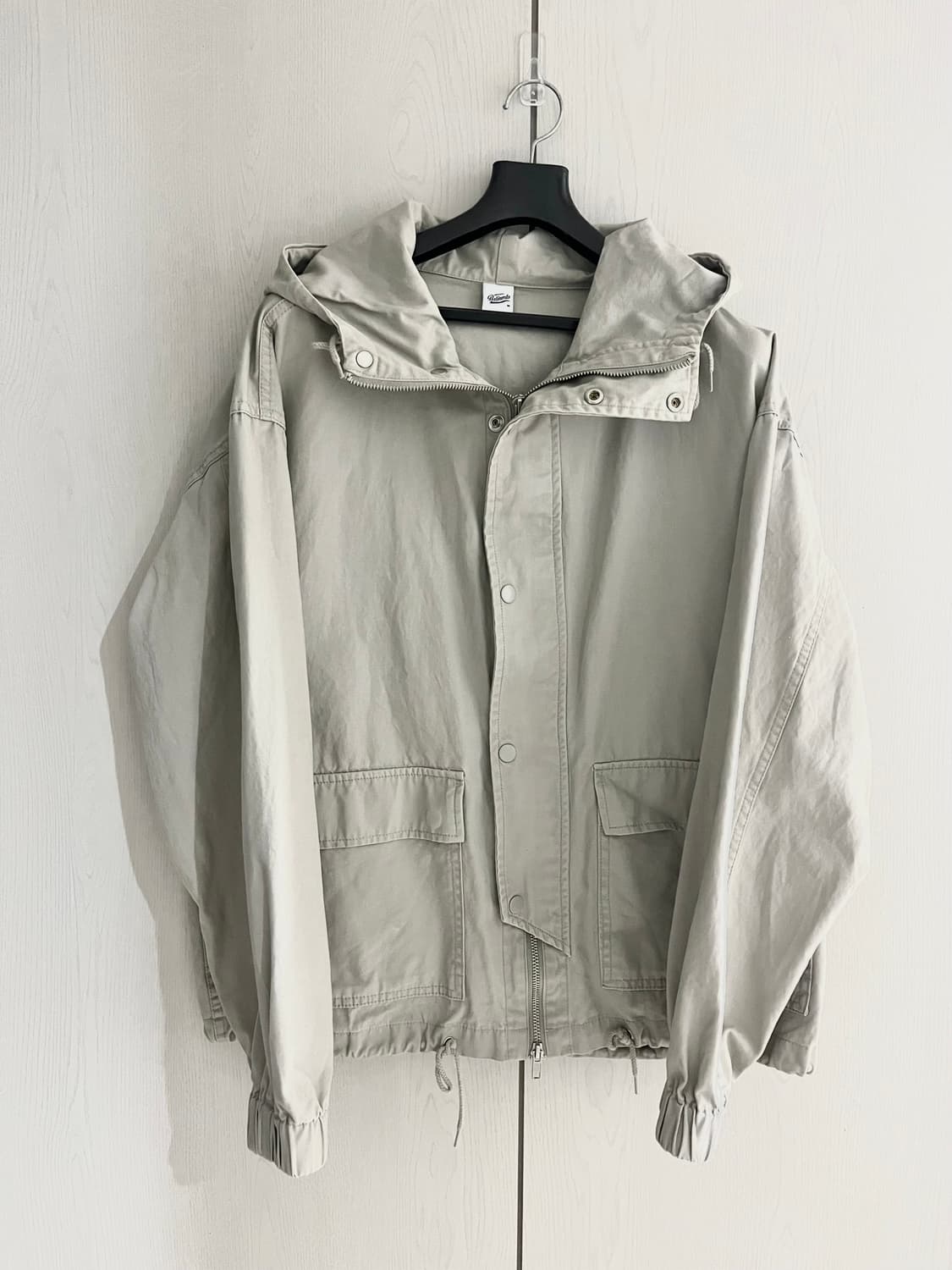 파르티멘토 코드 후드 집업 자켓 스모크 그레이 상품이미지1