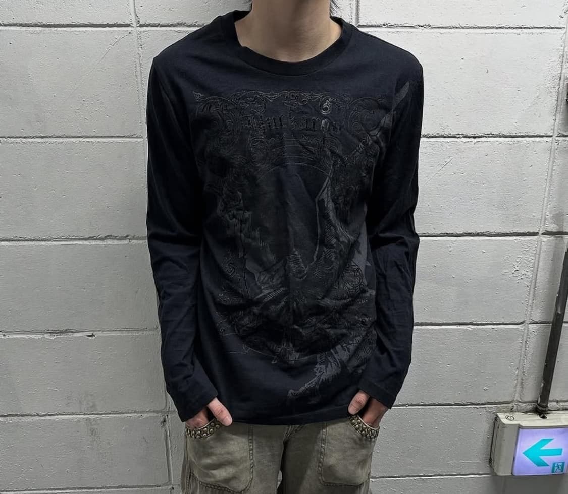 Buckaroo eagle printing navy long sleeve 상품이미지2