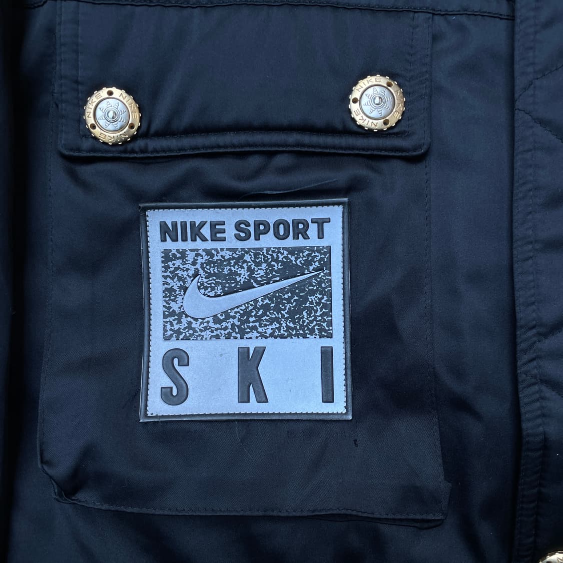 90s 나이키 스키 라인 대장급 올드스쿨 점퍼 빅로고 패딩 자켓 XL 상품이미지6