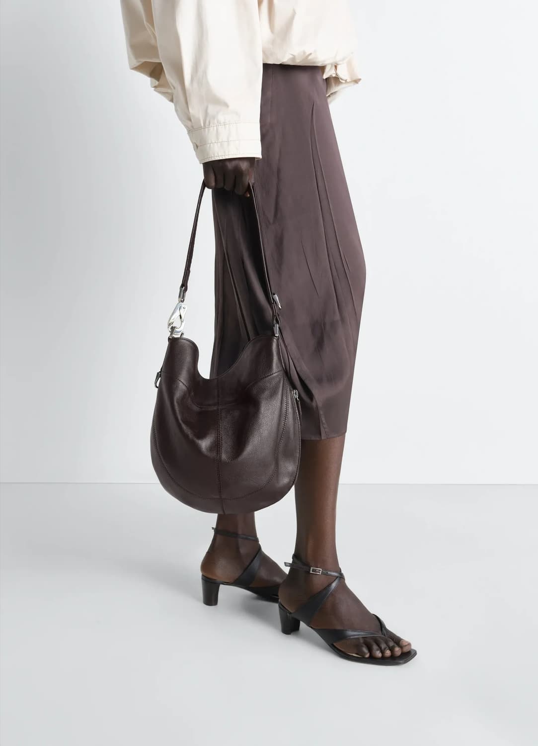 F/르메르 Quiver 호보 퀴버 클립 백 / 다크초콜릿 상품이미지1