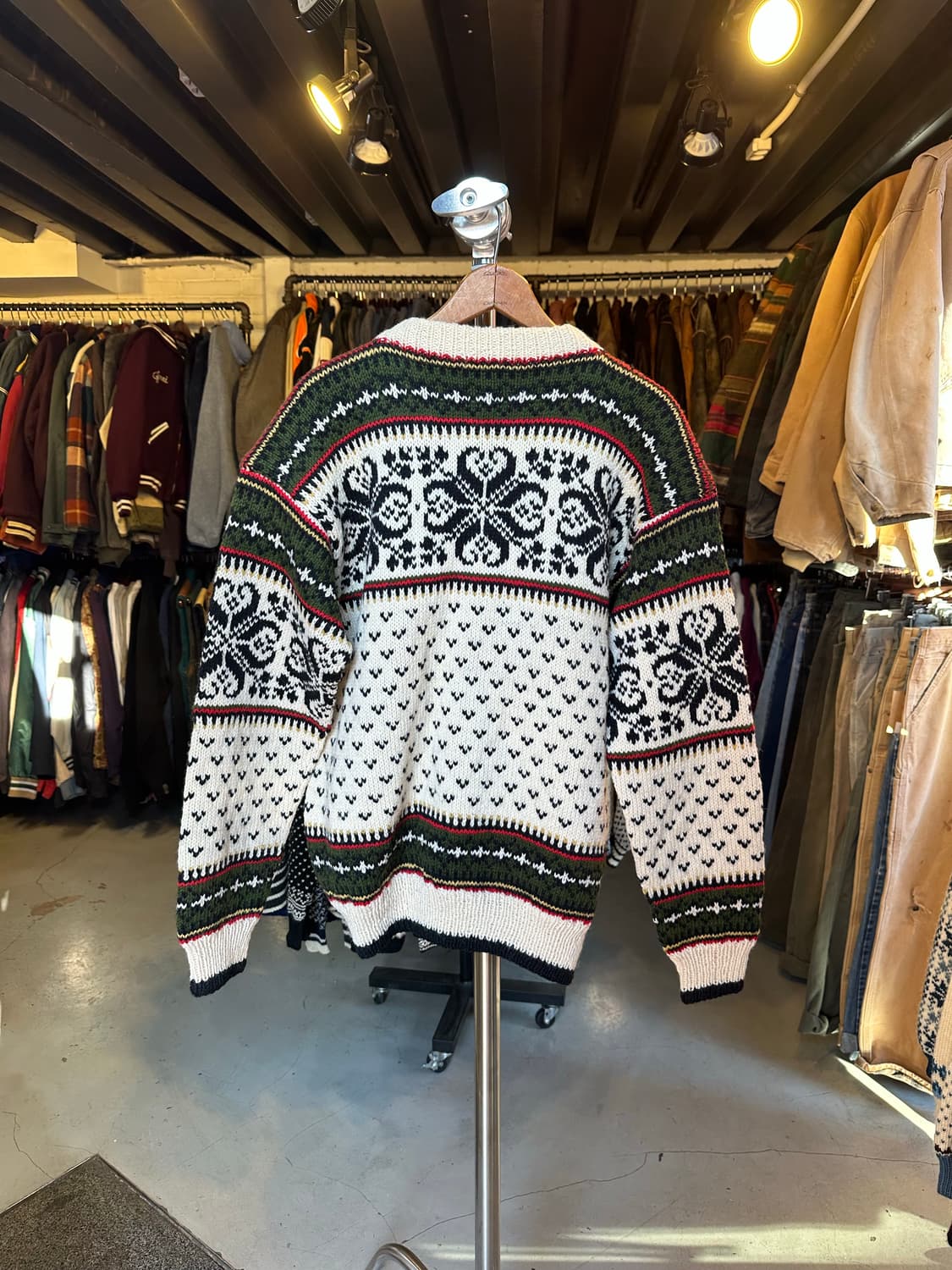 Sundt 핸드 니트 헤비 울 노르웨이 노르딕 스웨터 상품이미지2