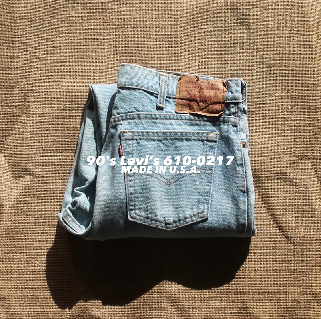 (착용컷) 90's 리바이스 610-0217 (32) 상품이미지1