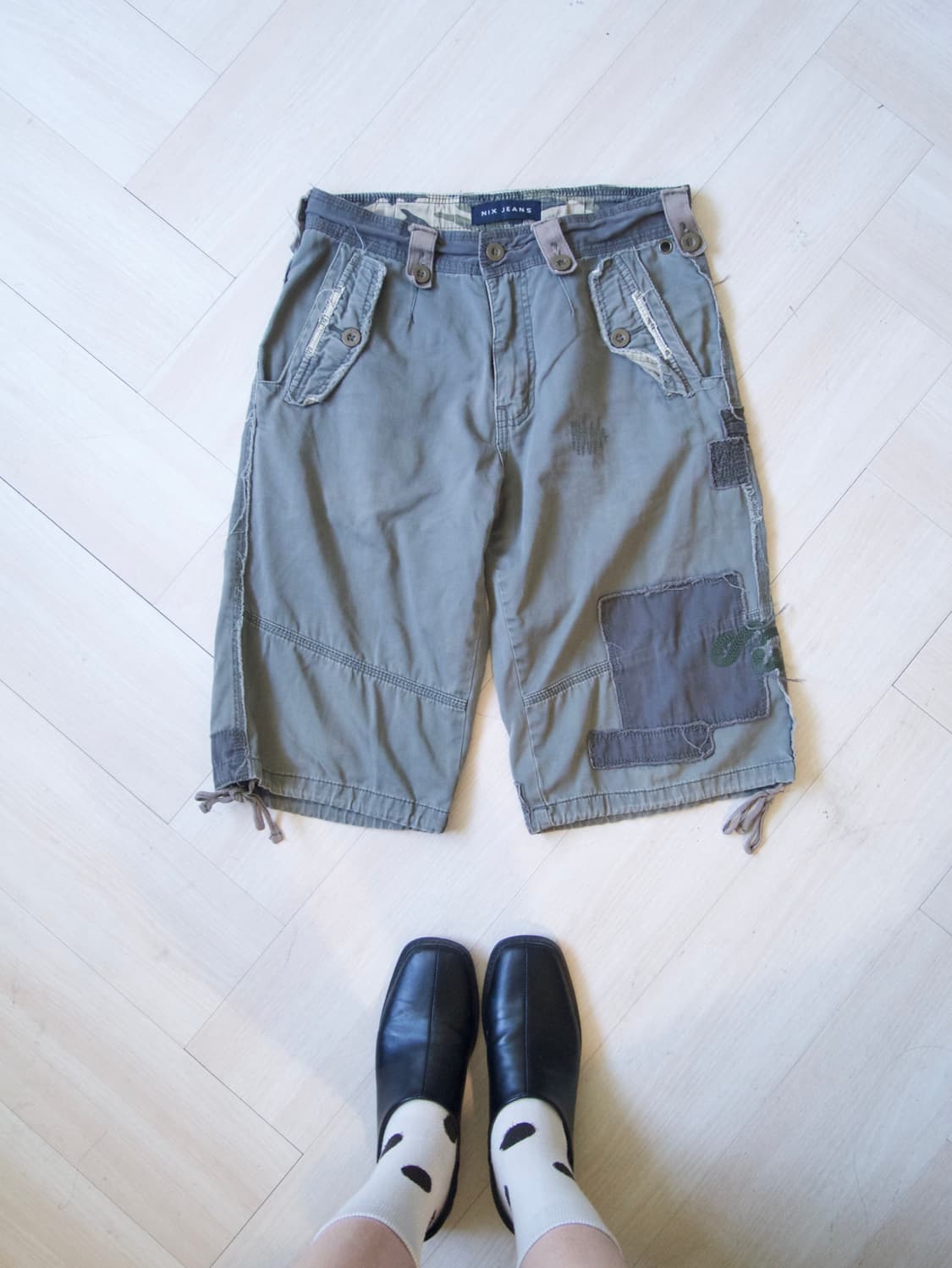 [NIX JEANS] khaki cargo short 상품이미지3