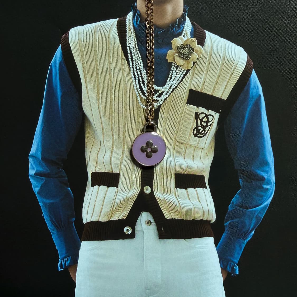 루이비통 팝 컬러 라운드 목걸이 상품이미지8