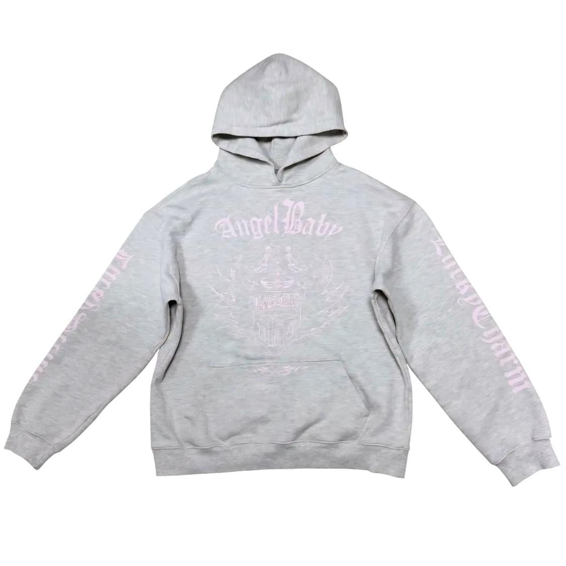 쓰리타임즈 엔젤베이비 멜란지 후드티 상품이미지1