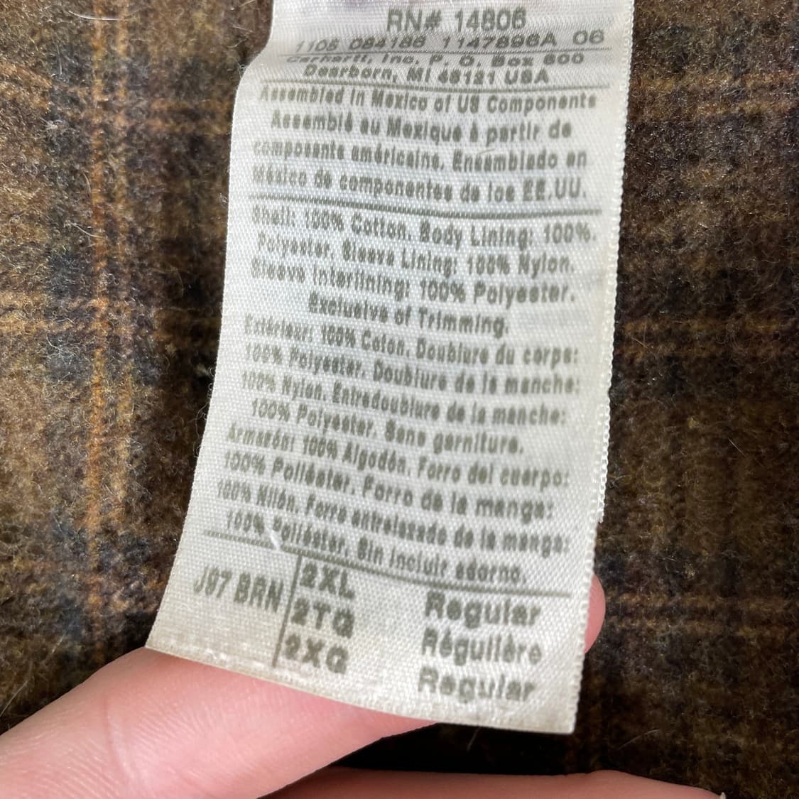 칼하트 J97 디트로이트 자켓 브라운 상품이미지7