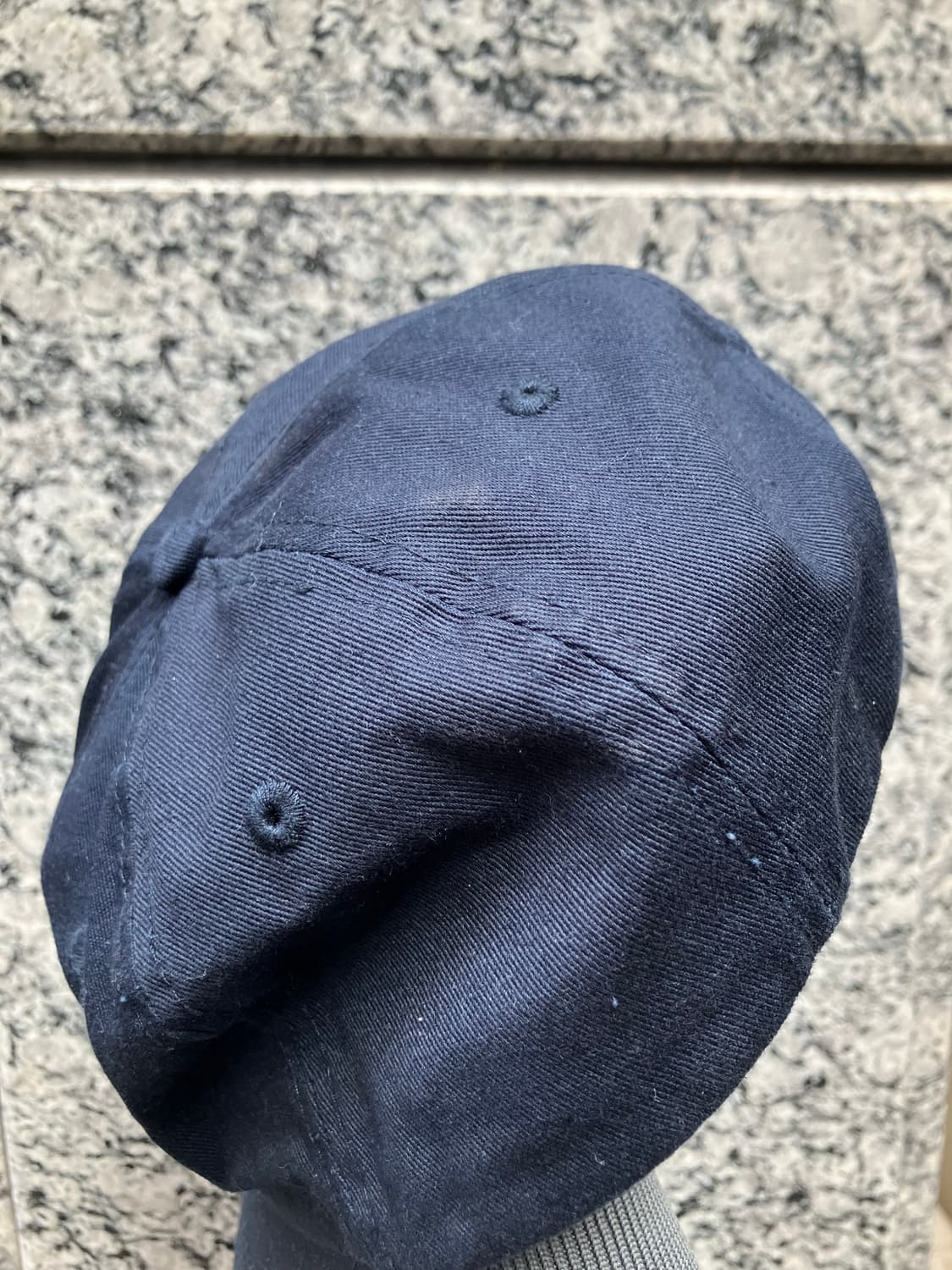 쿼터스낵스 스케이트보드 6패널캡 볼캡 모자 네이비 상품이미지3