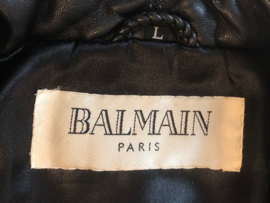 발망 라이센스 가죽X니트 자켓 상품이미지8