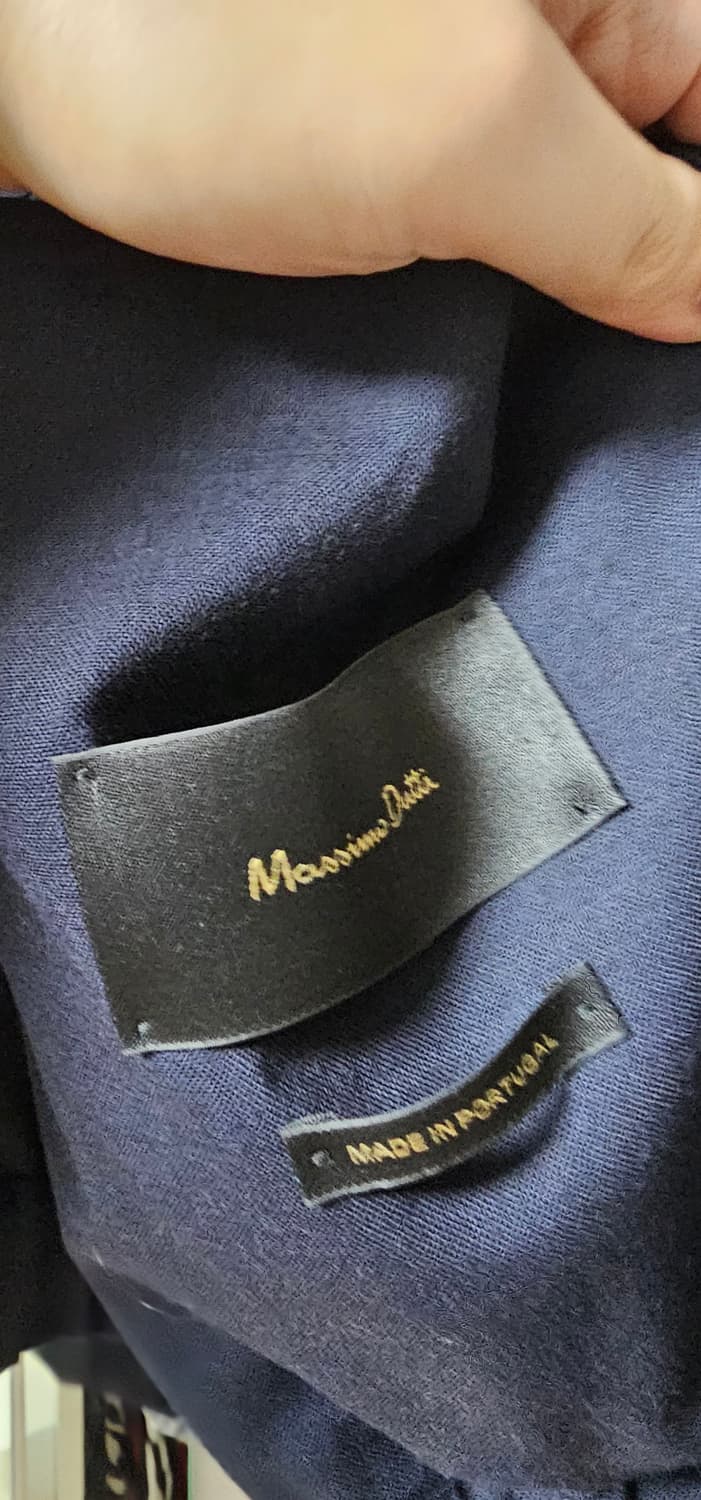 마시모두띠 블루종 네이비 자켓 L 상품이미지3