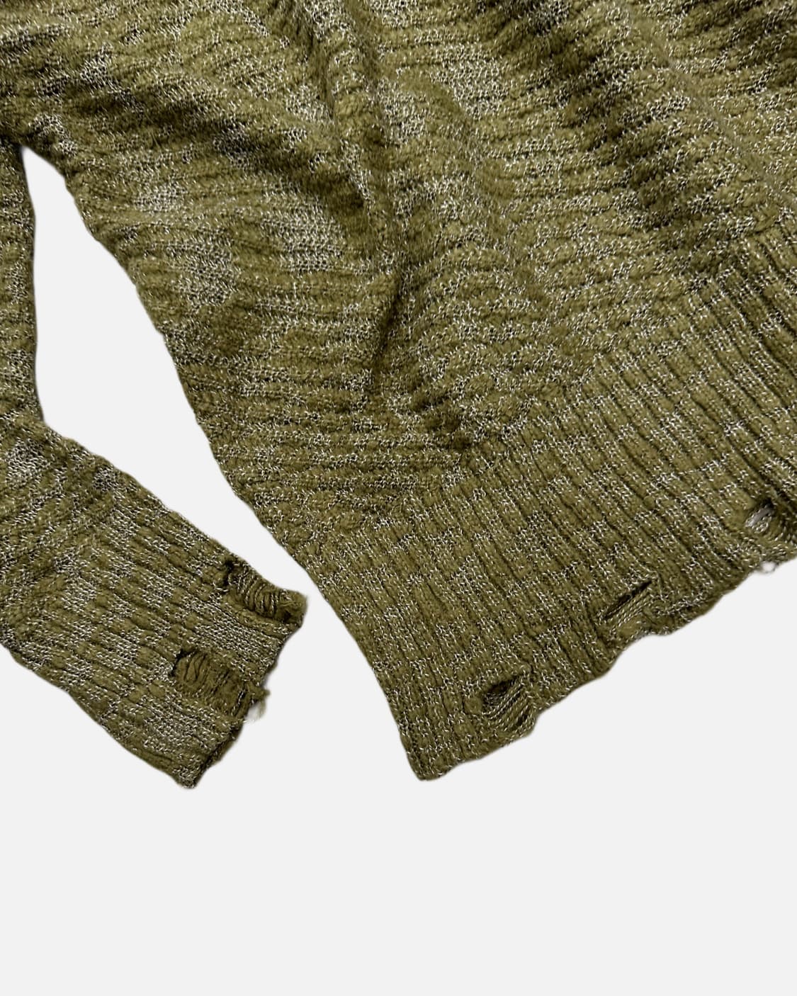 grunge texture distressed knit 상품이미지3
