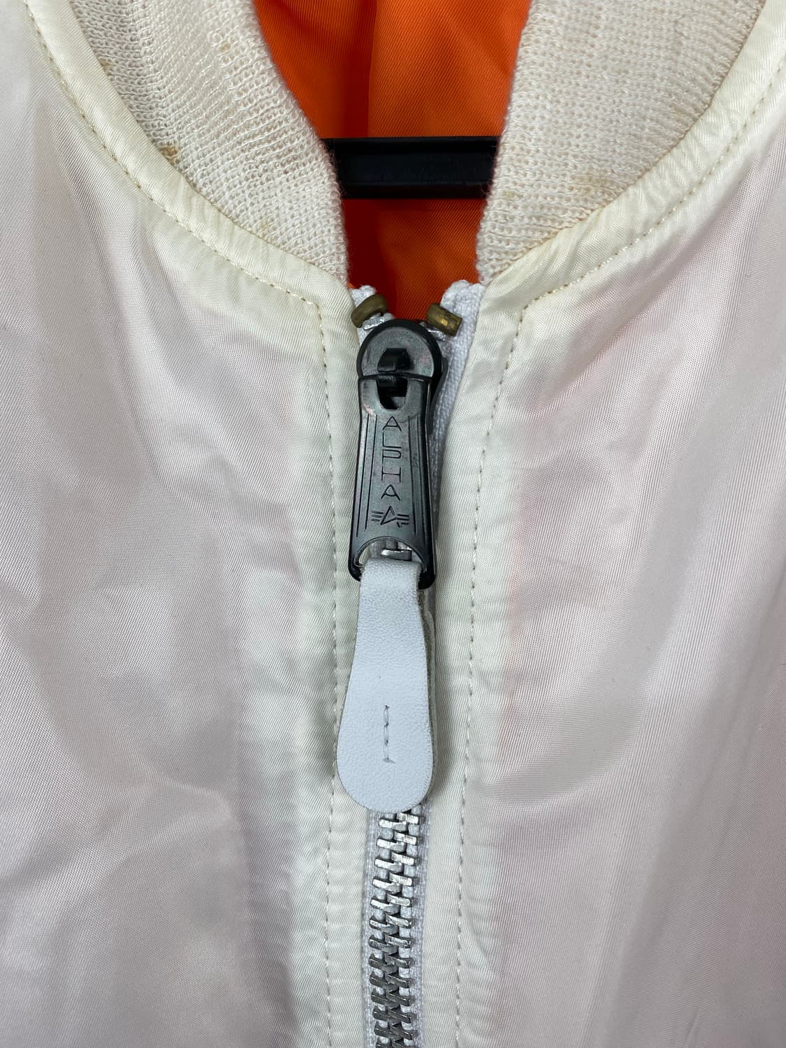 알파인더스트리 MA-1 플라이트 자켓 화이트 S 상품이미지2