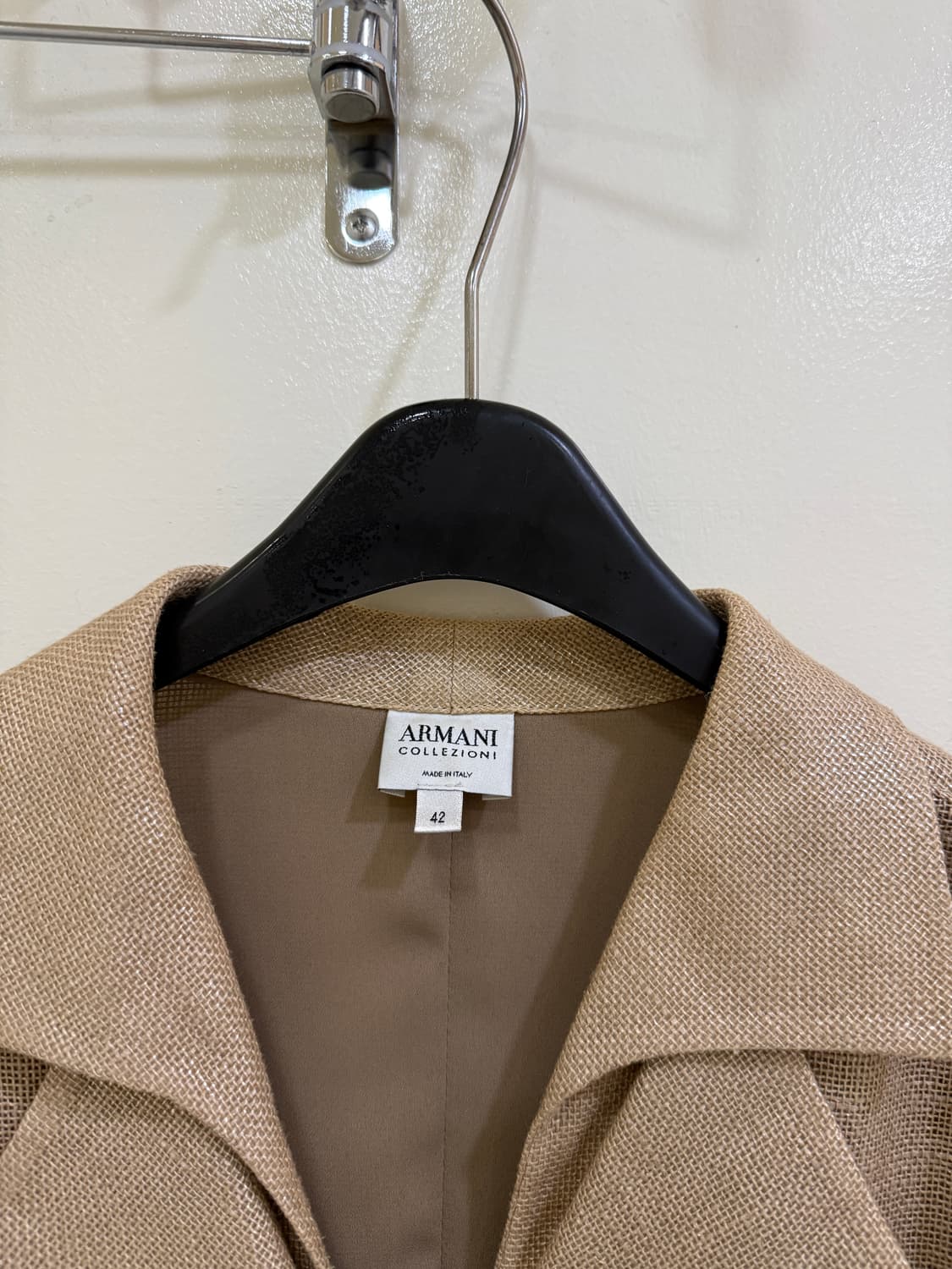 알마니 꼴레지오니 베이지 린넨 자켓(정품) 상품이미지2