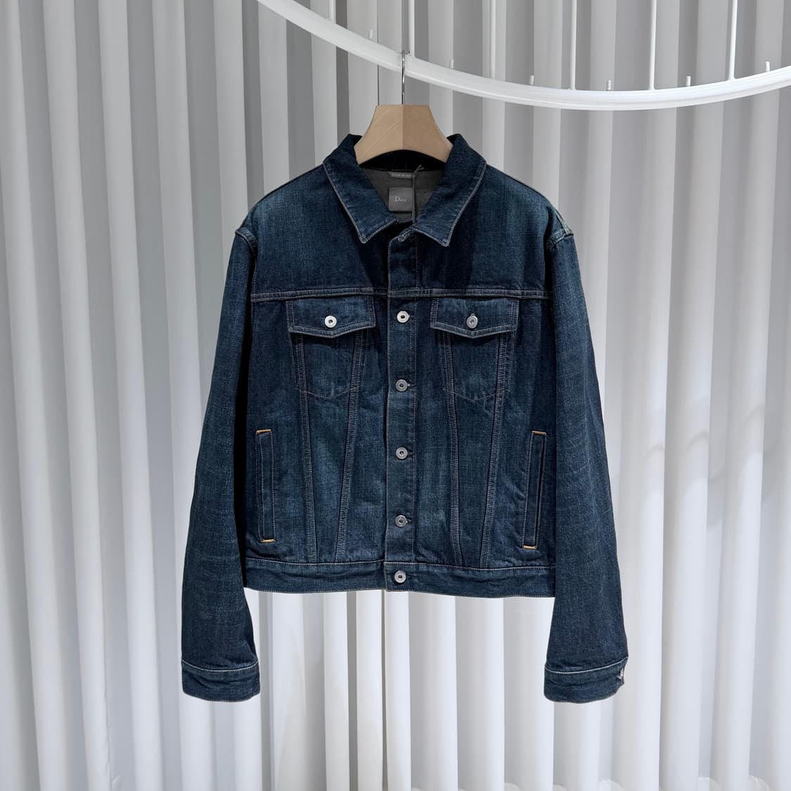 (S+/54) / 26년 신상 디올 딥블루 코튼 MKII 봄버자켓 미사용 상품이미지1