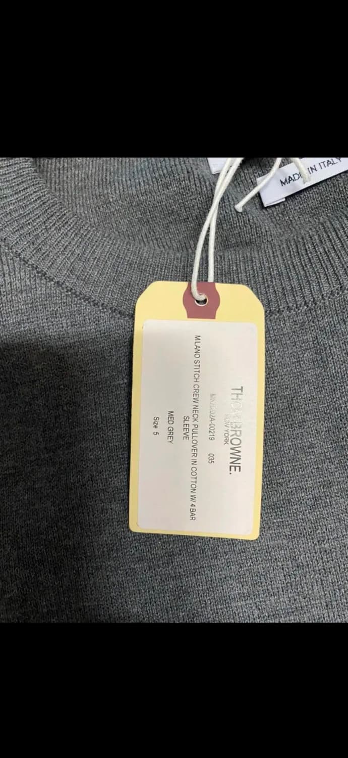 톰브라운 니트 5사이즈 팝니다 상태 굿입니다 상품이미지3