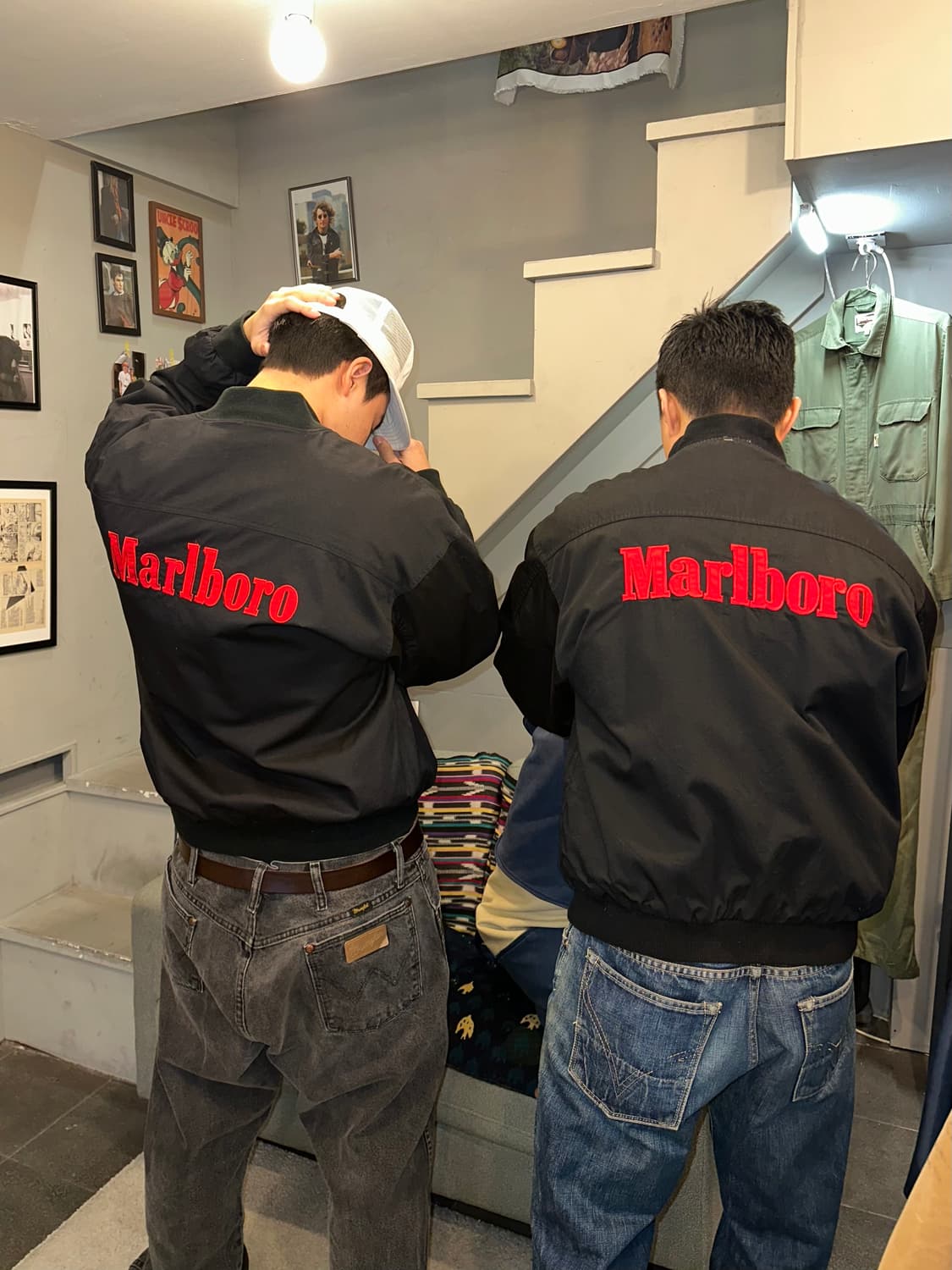 90‘s Marlboro logo reversible jacket 상품이미지1