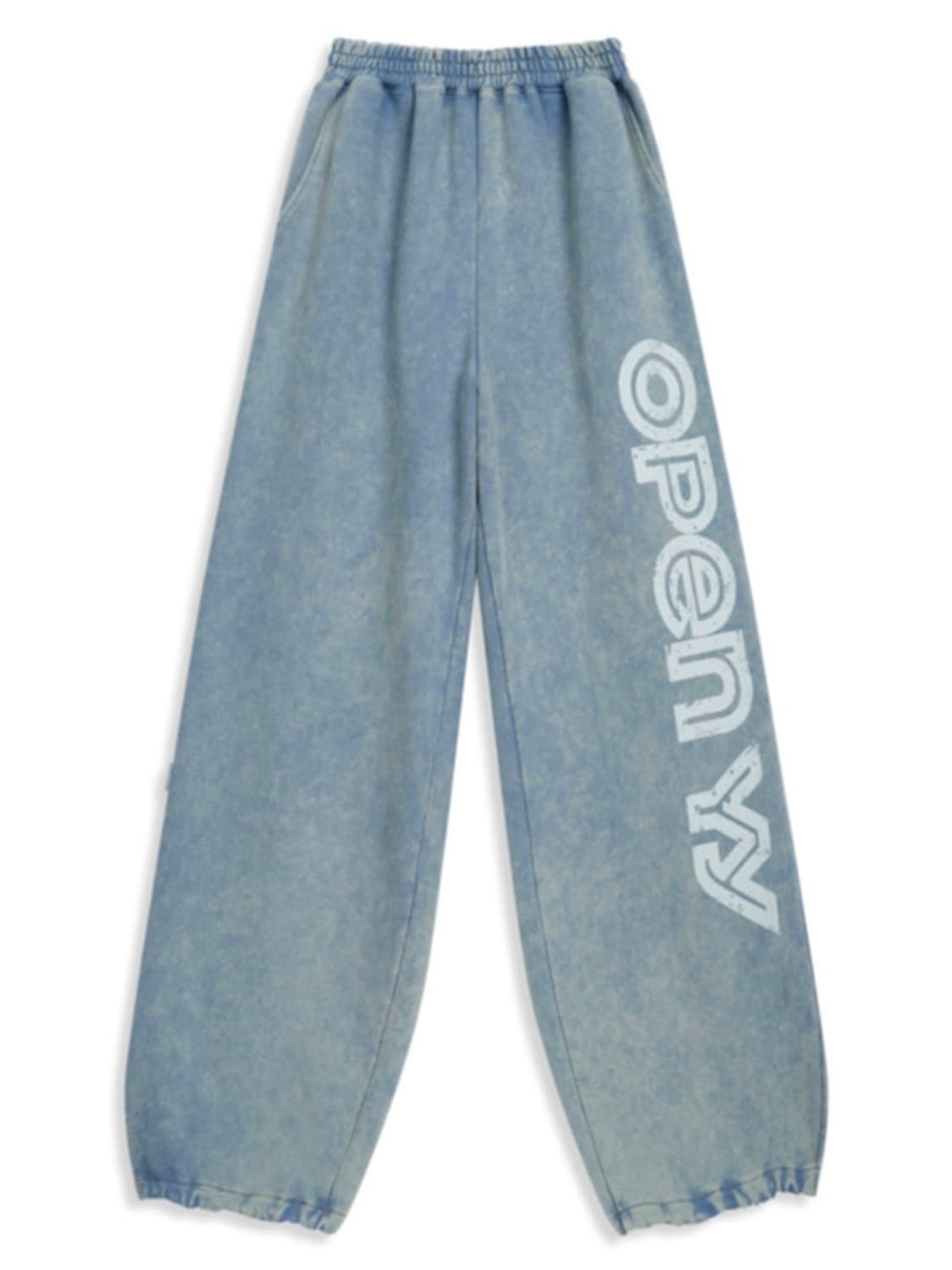 OPEN YY Wide Sweat Pants [BLUE] 상품이미지1