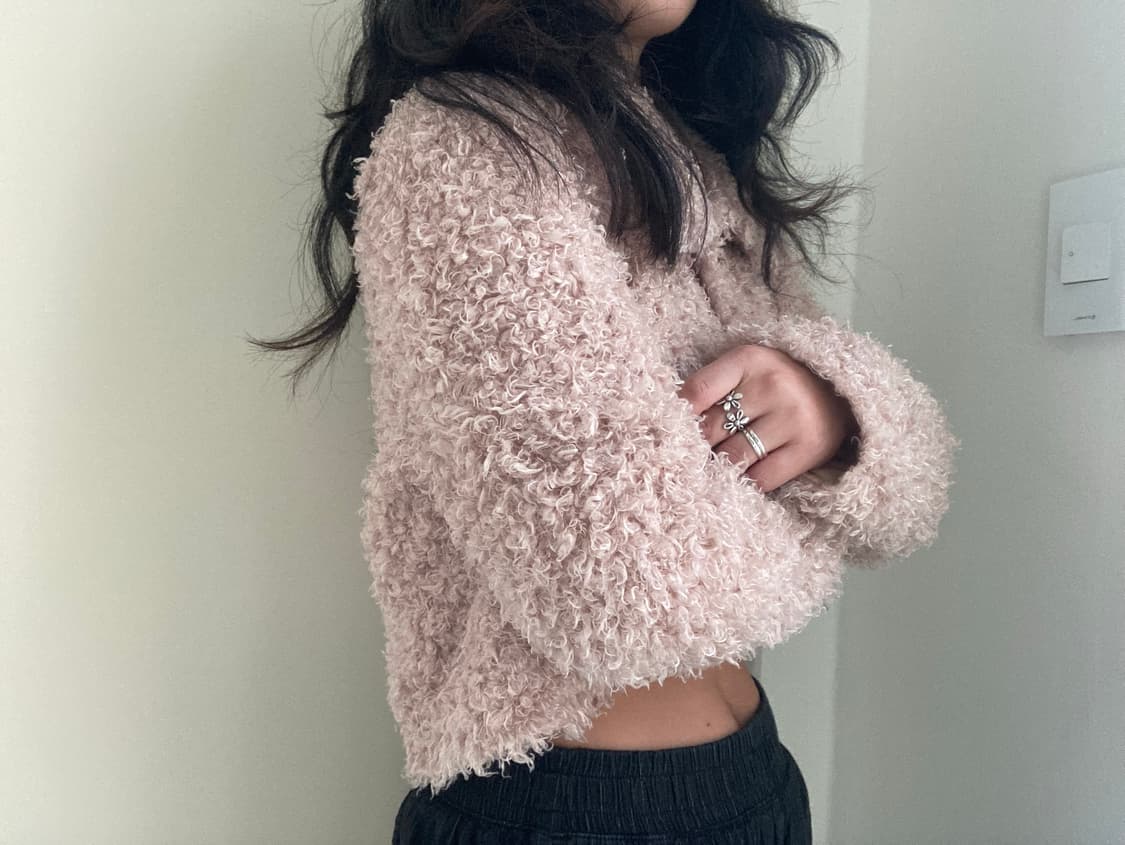 vintage crop fur jacket 상품이미지2