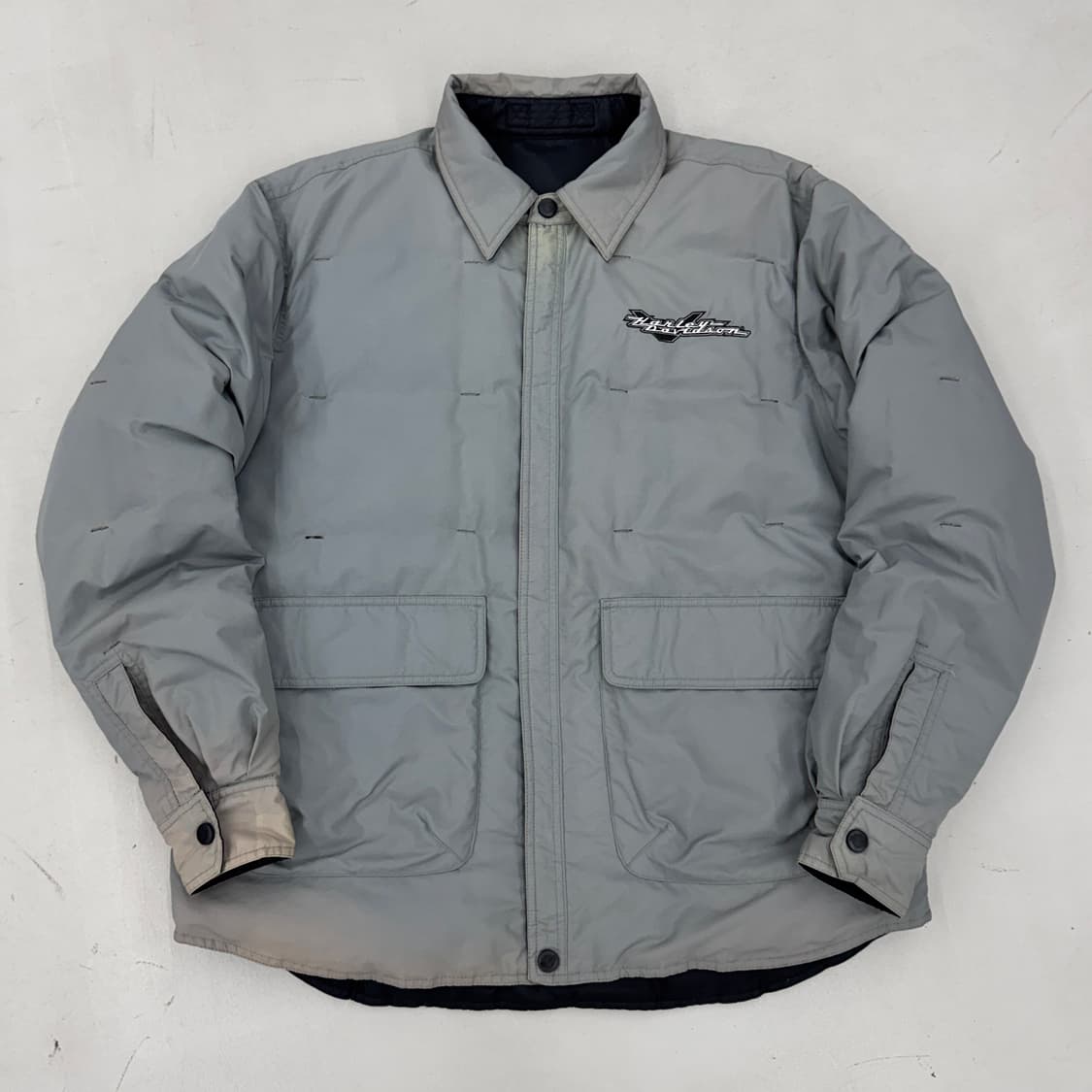 할리데이비슨 리버시블 빅로고 구스다운 패딩 상품이미지6