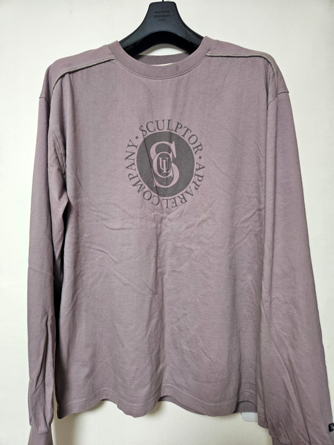 Varsity Logo L/S Tee Dusty Rose 상품이미지1