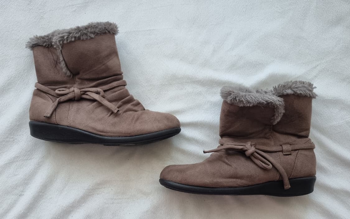 빈티지 모리걸 하구미 갸루 리본 부츠  상품이미지1