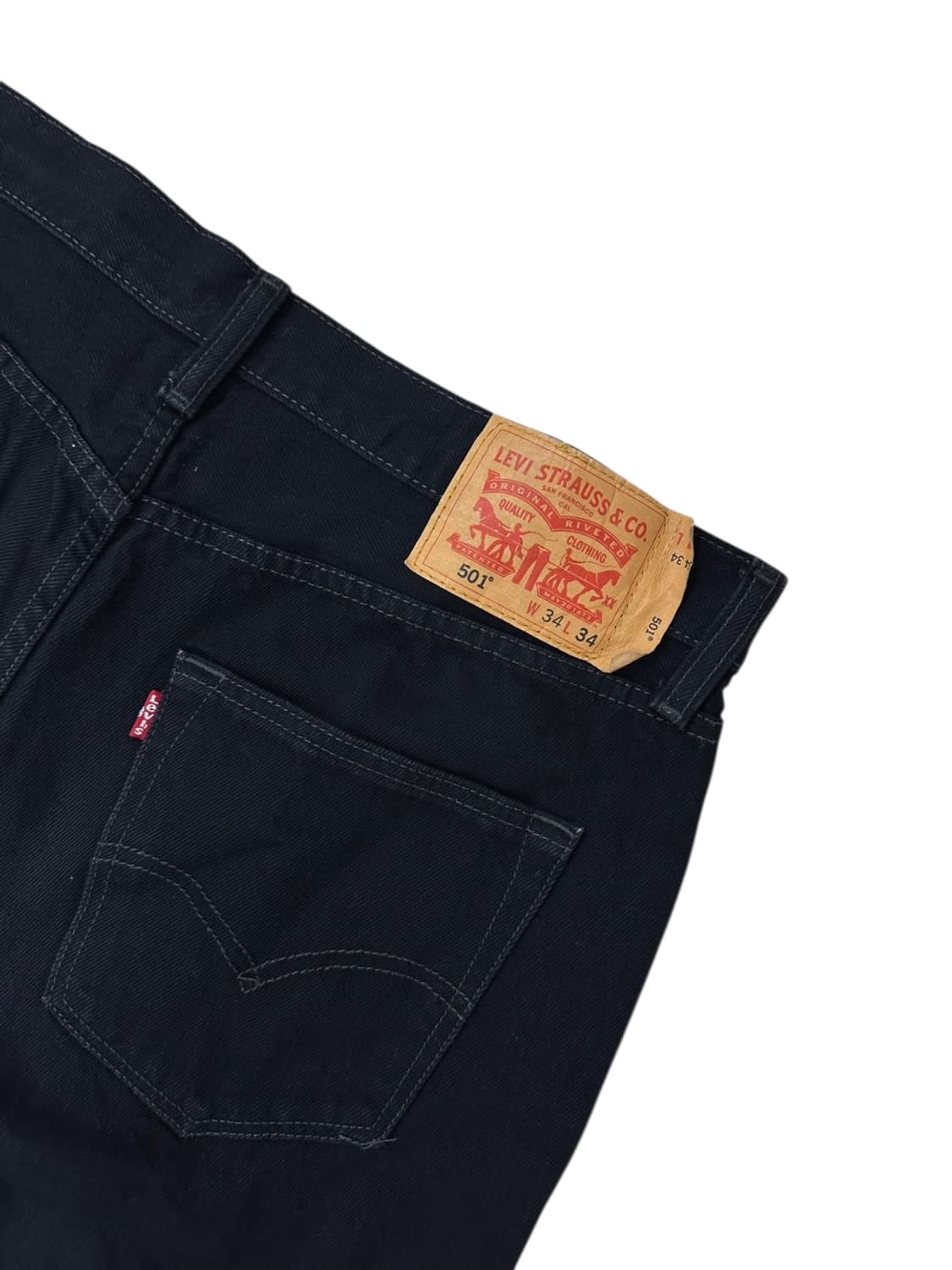 리바이스 501 블랙데님 (34) 상품이미지8