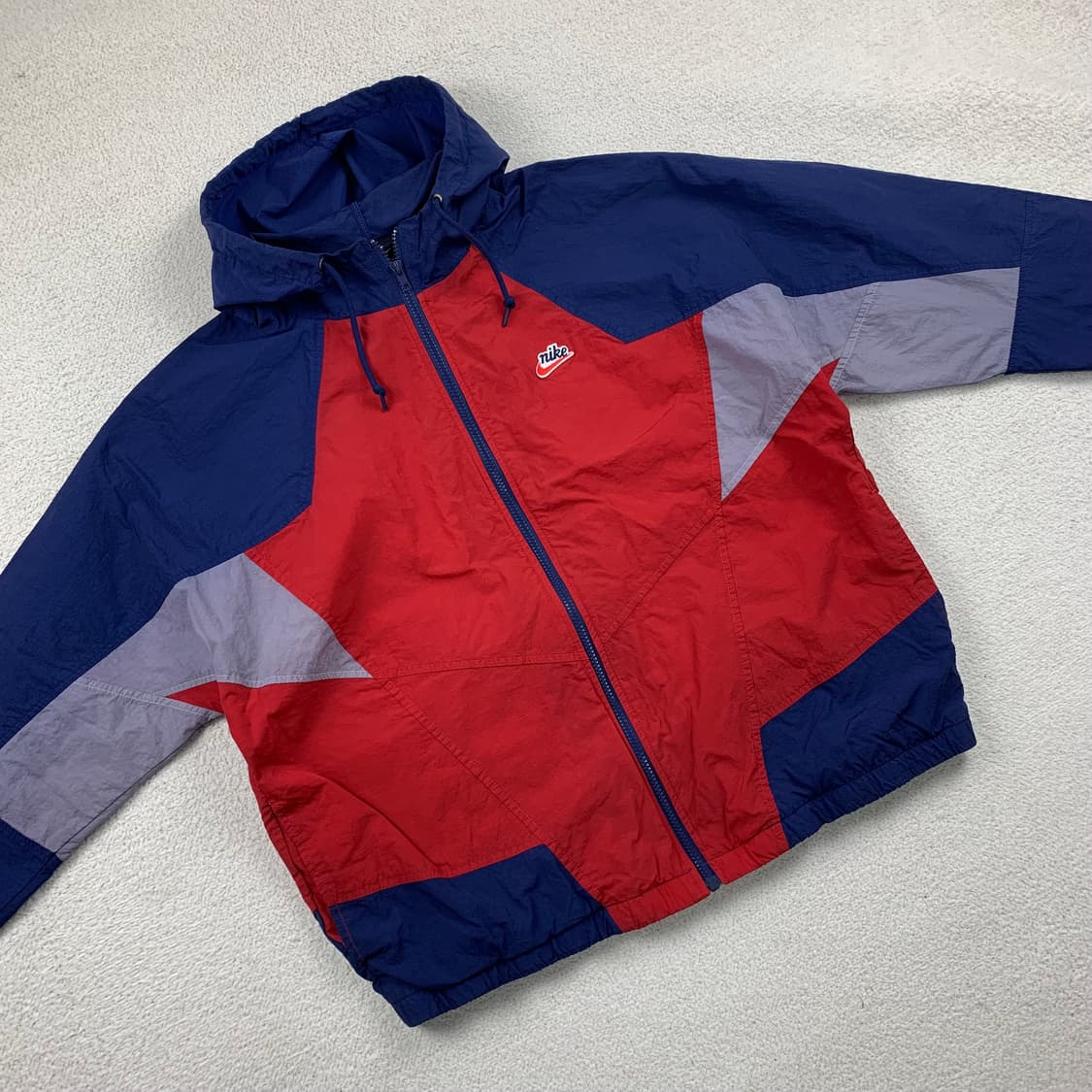 나이키 헤리티지 로고 우븐 배색 바람막이 자켓  상품이미지2