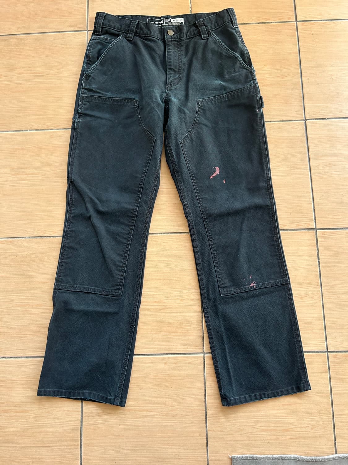 칼하트 더블니 블랙 32in 상품이미지1