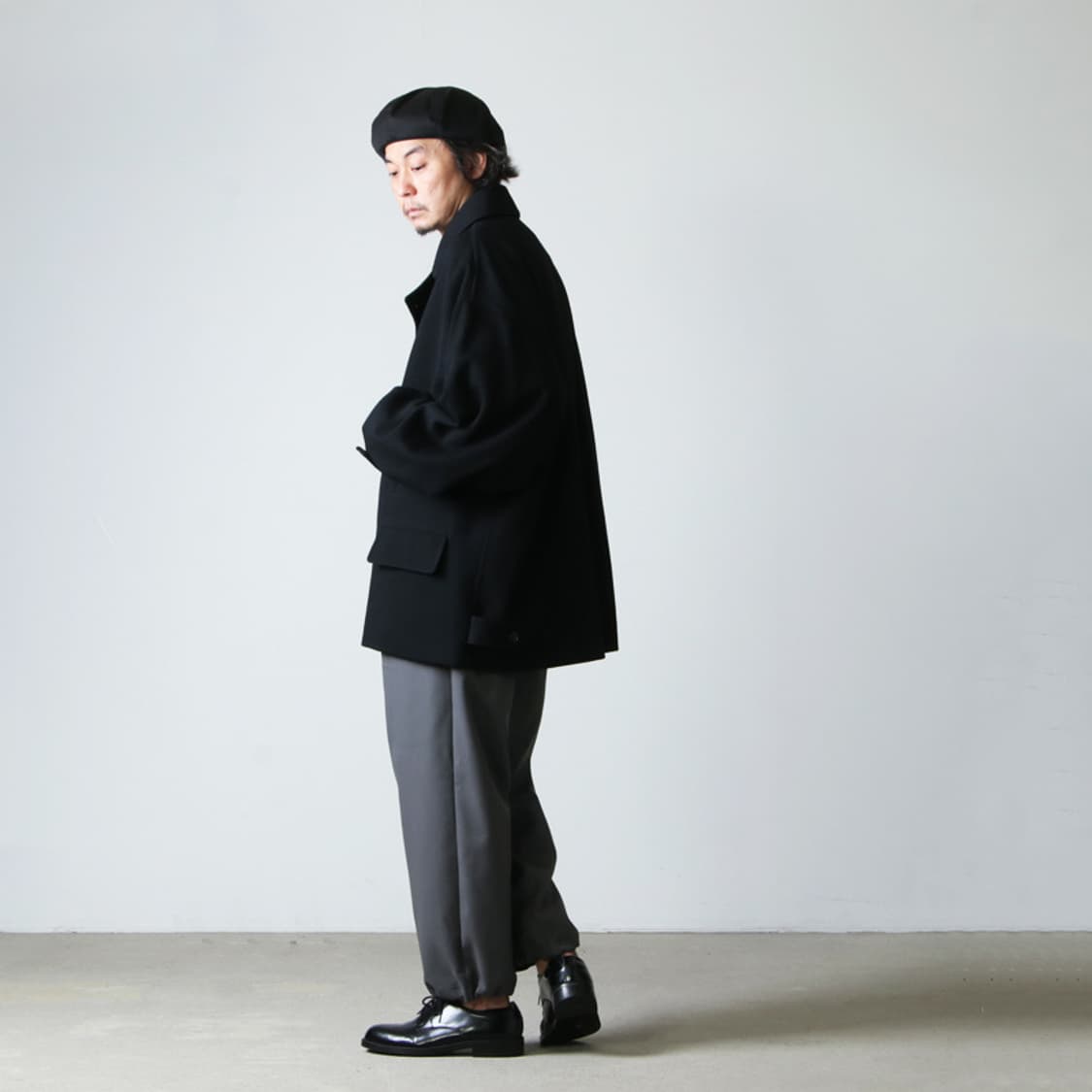 그라프페이퍼 울 코르스 피코트 2(105~)사이즈 상품이미지3