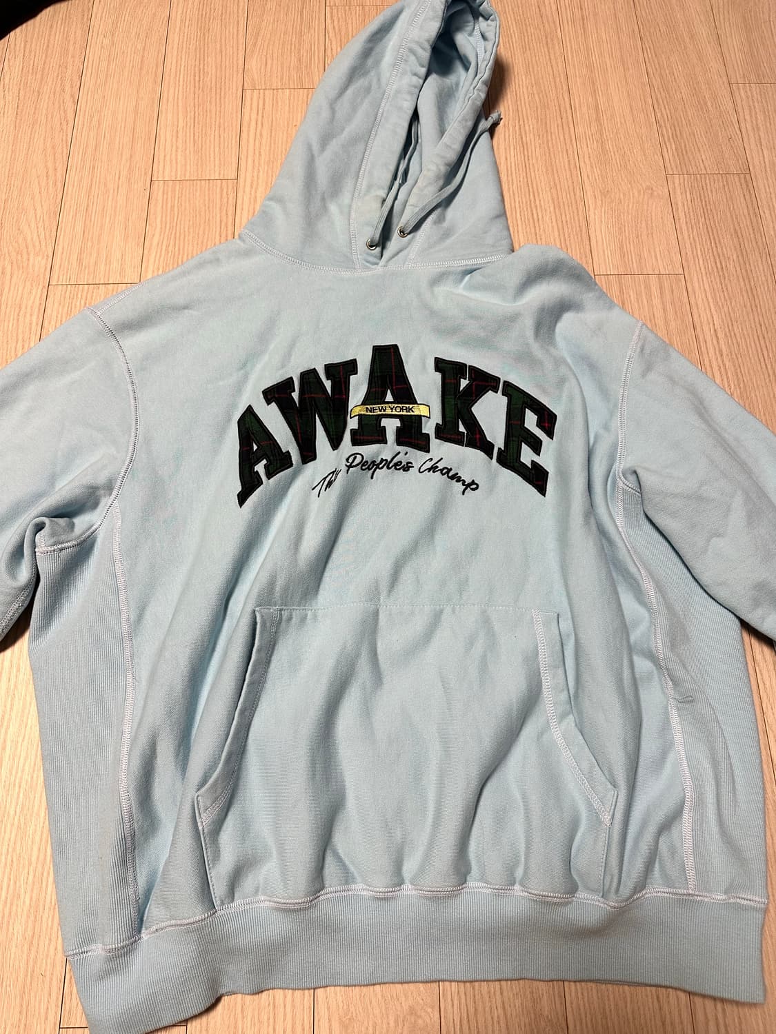 (L) 어웨이크 뉴욕 민트 후드티 상품이미지1