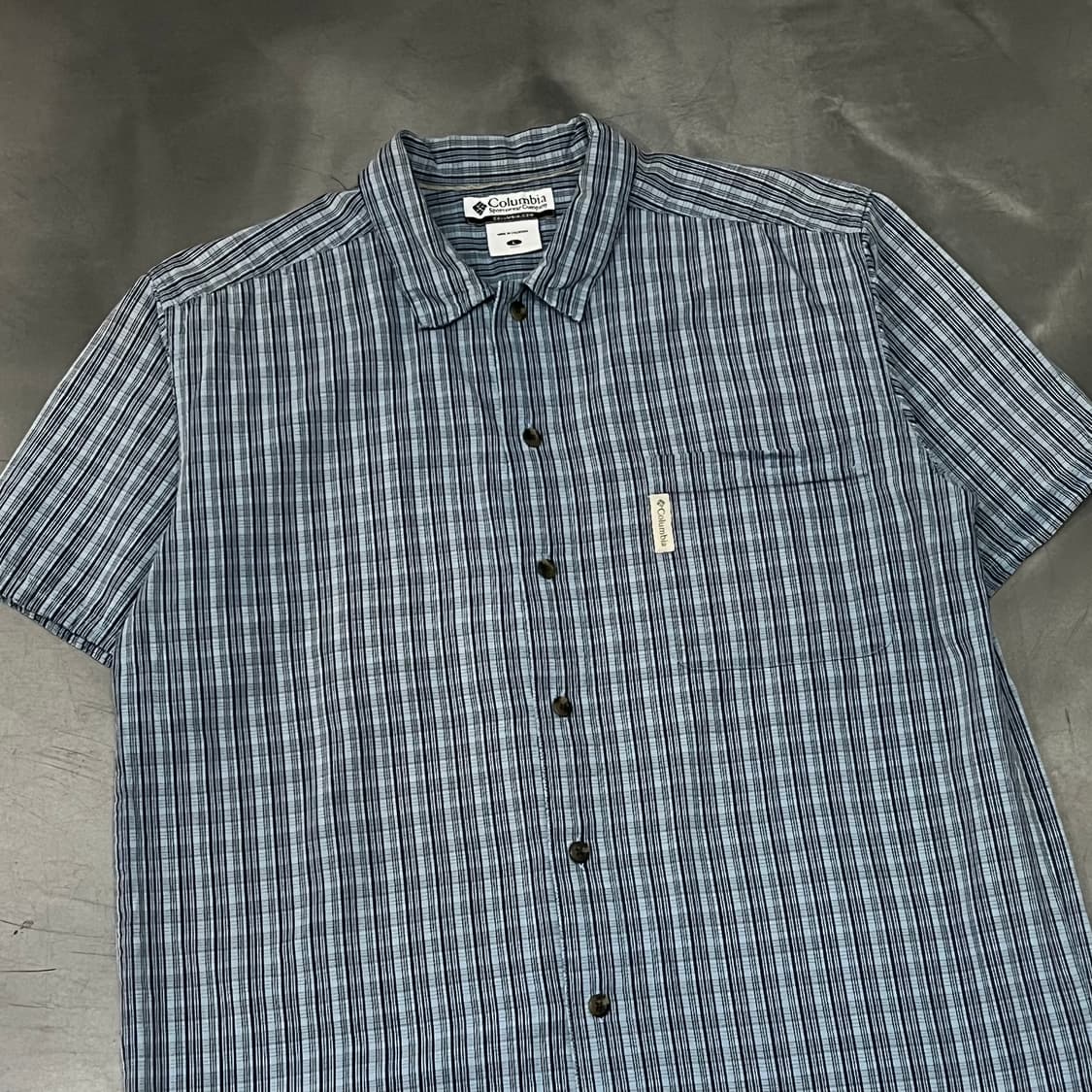  컬럼비아 체크 하프 셔츠 y16436 상품이미지3