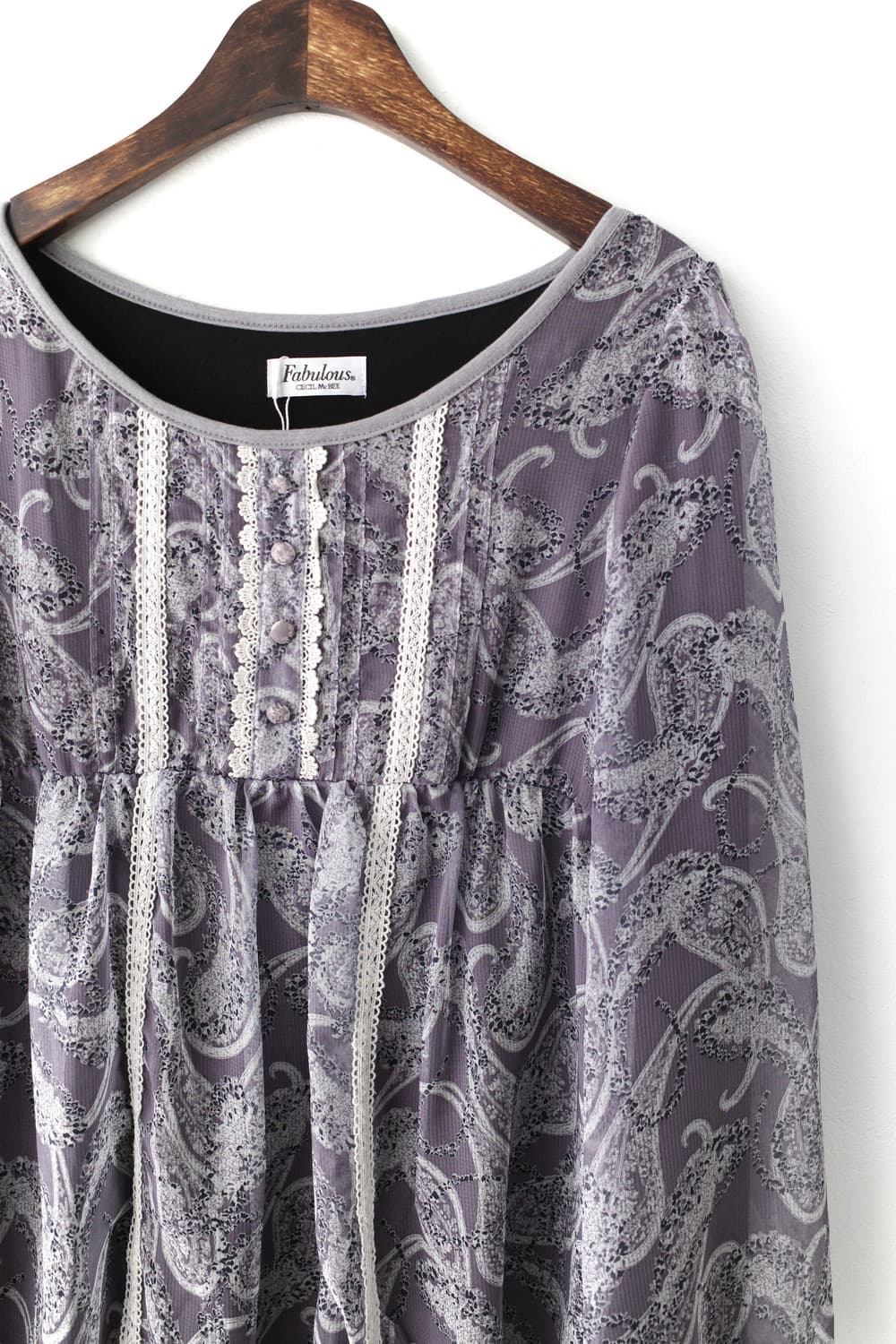 cecil mcbee) paisley long blouse 상품이미지3