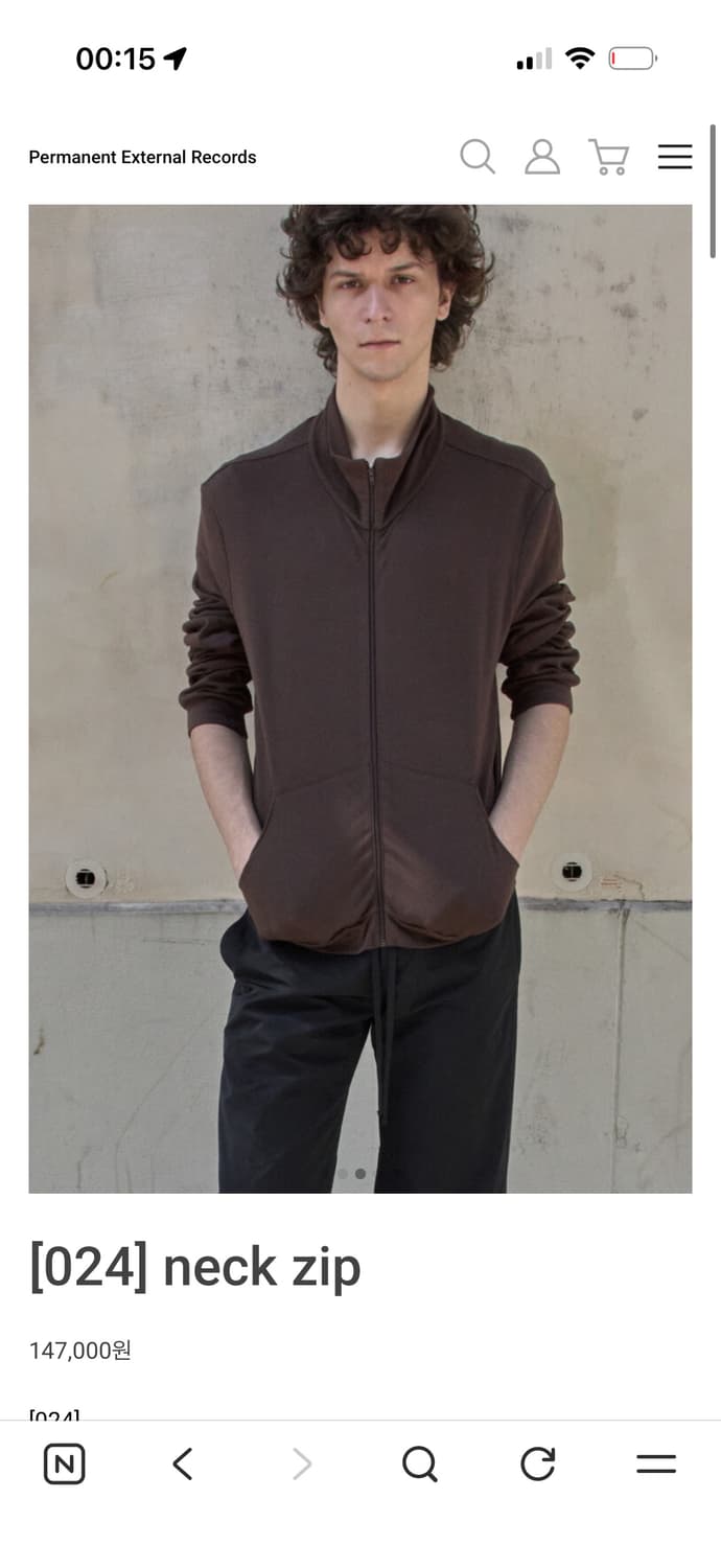 머듈 mudule [024] neck zip 상품이미지1