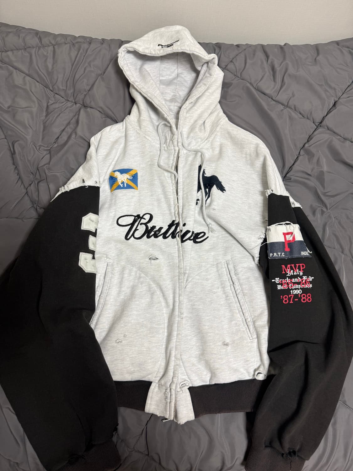 [2]프로토콜 인덱스 버티보어 후드집업 멜란지 상품이미지2