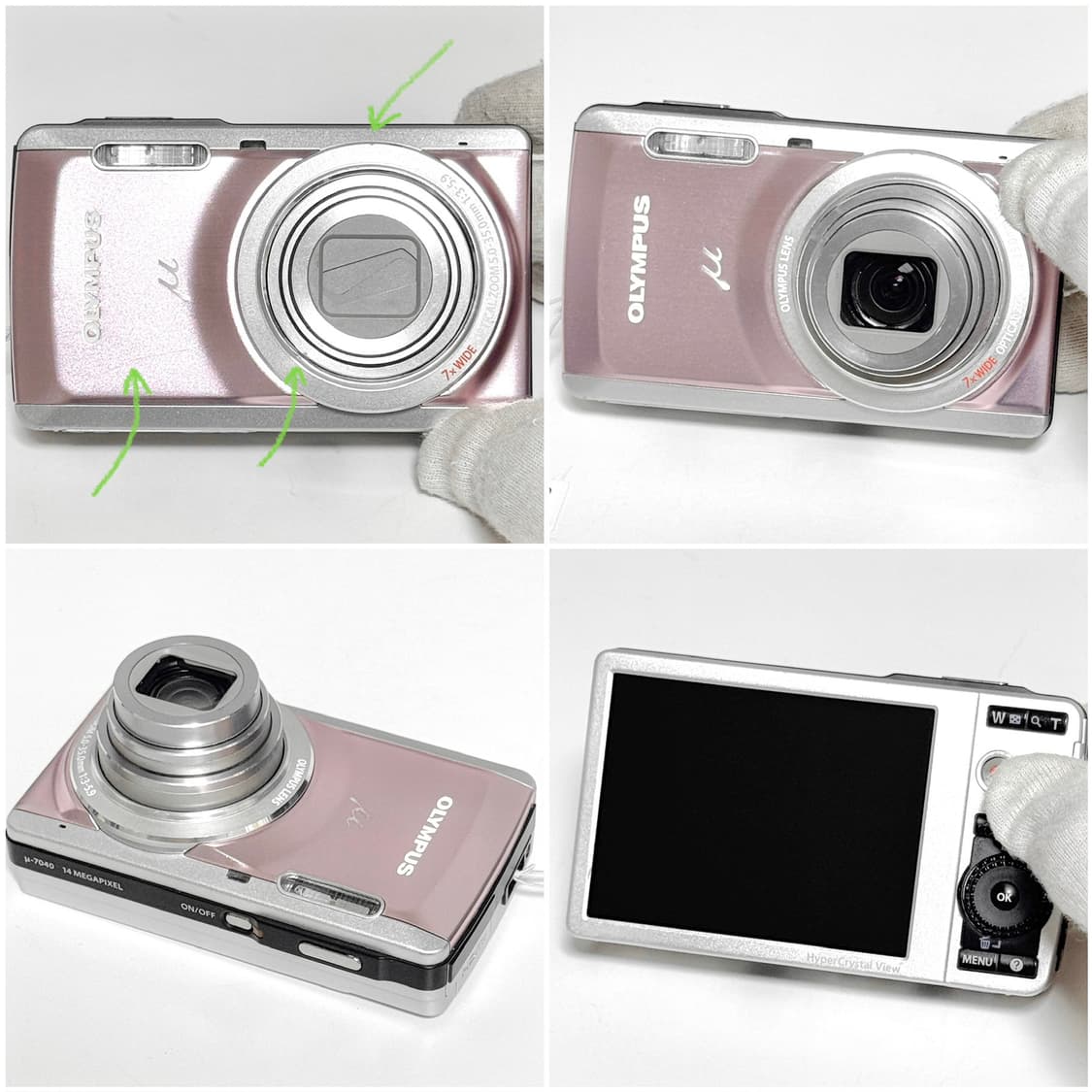 올림푸스 뮤 7040 베이비핑크 빈티지디카 상품이미지2