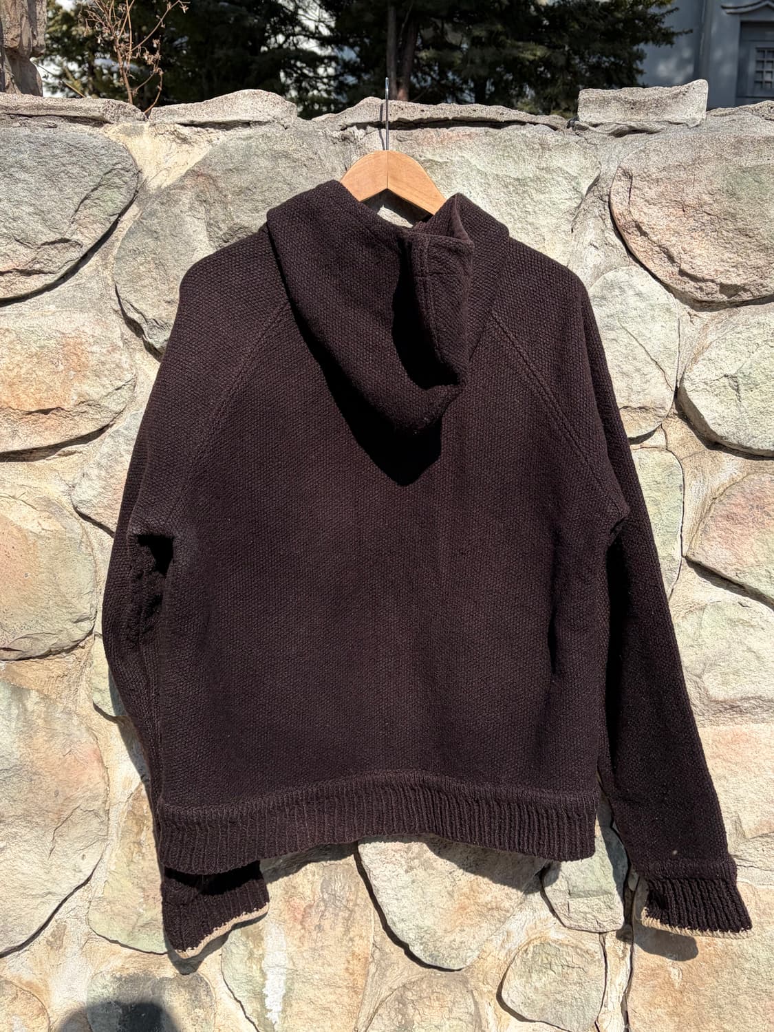 00s 스톤아일랜드 니트 가디건 후드집업 상품이미지3