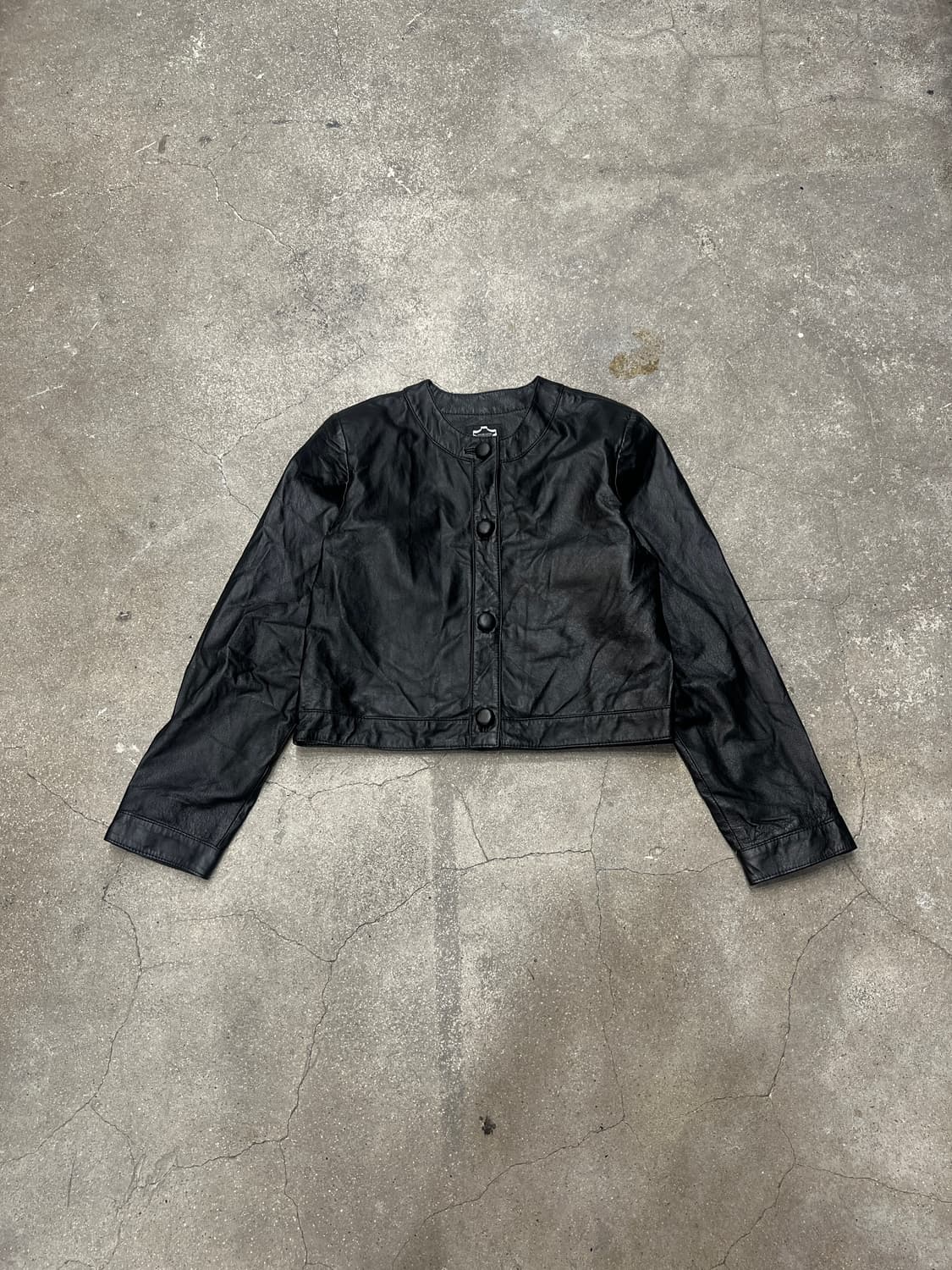 빈티지 이태리 리얼가죽 자켓 상품이미지1