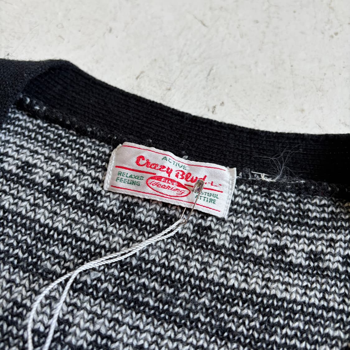 90s Crazy Blud 빈티지 가디건 L 상품이미지5