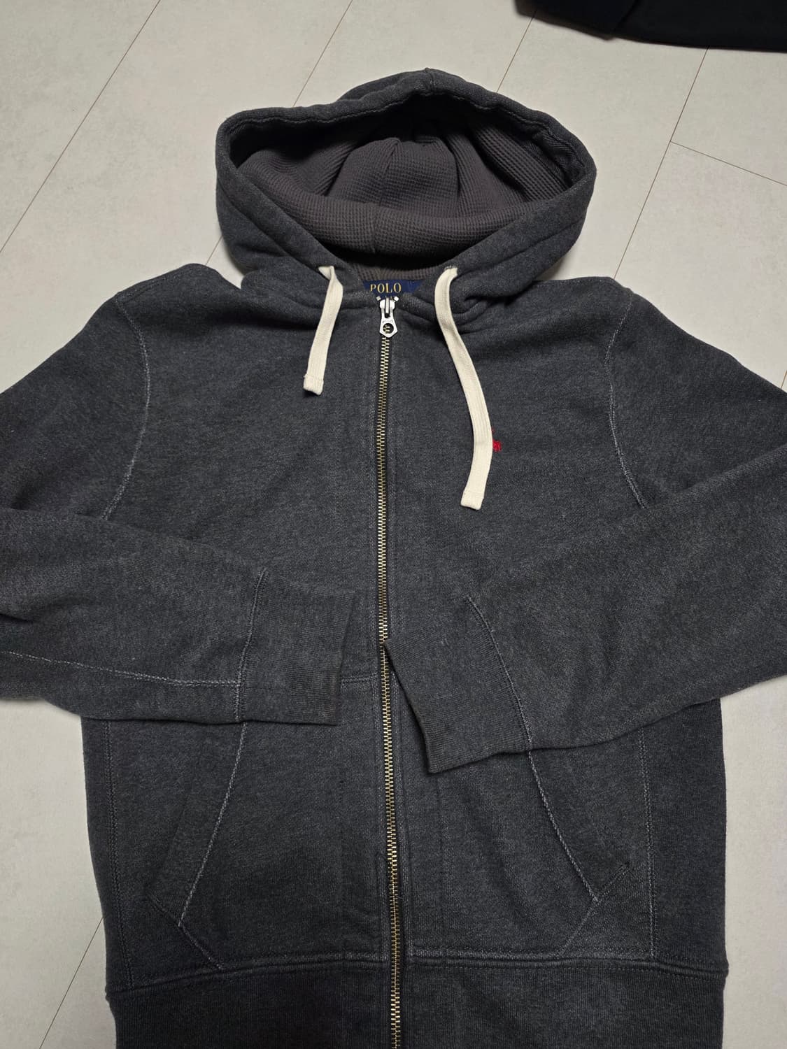 폴로 랄프로렌 그레이 후드집업 S 남성 95 여성66 루즈핏55 상품이미지1