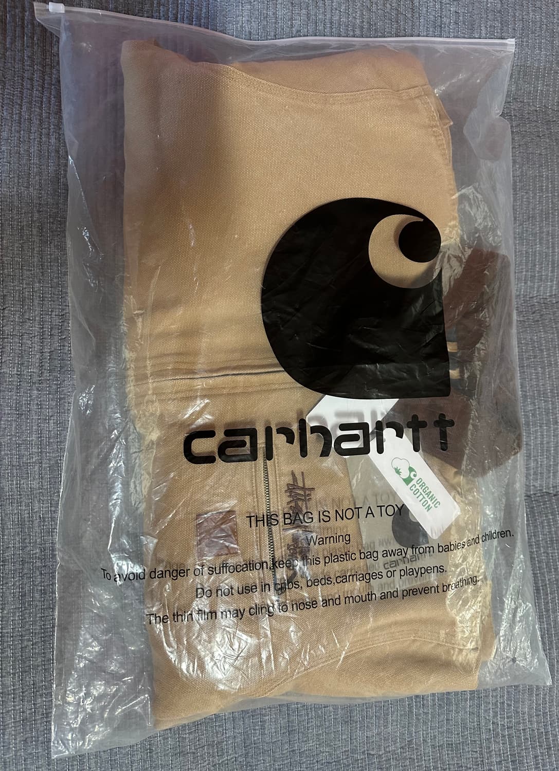 (XL) 칼하트 스투시 워크자켓 베이지 상품이미지8