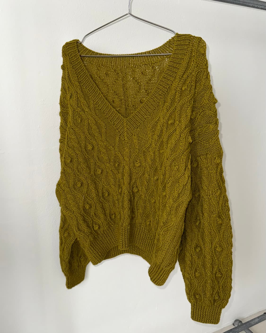 빈티지 브이넥 니트 상품이미지4