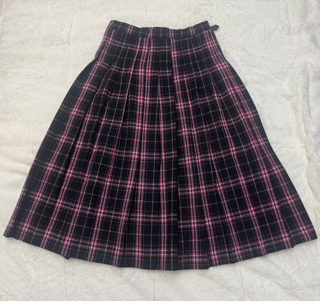 라세레모니 체크 스커트 상품이미지2