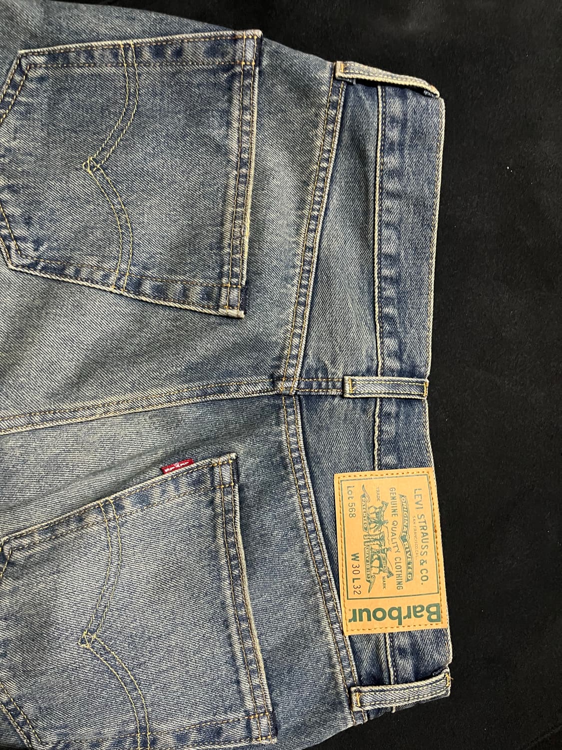 리바이스X바버 콜라보 데님팬츠 상품이미지1