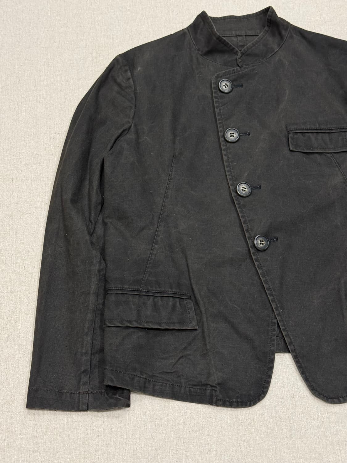 요지야마모토 00s 사선 비대칭 3포켓 자켓 상품이미지6